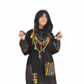 YELLOW AFRICAN ABAYA.