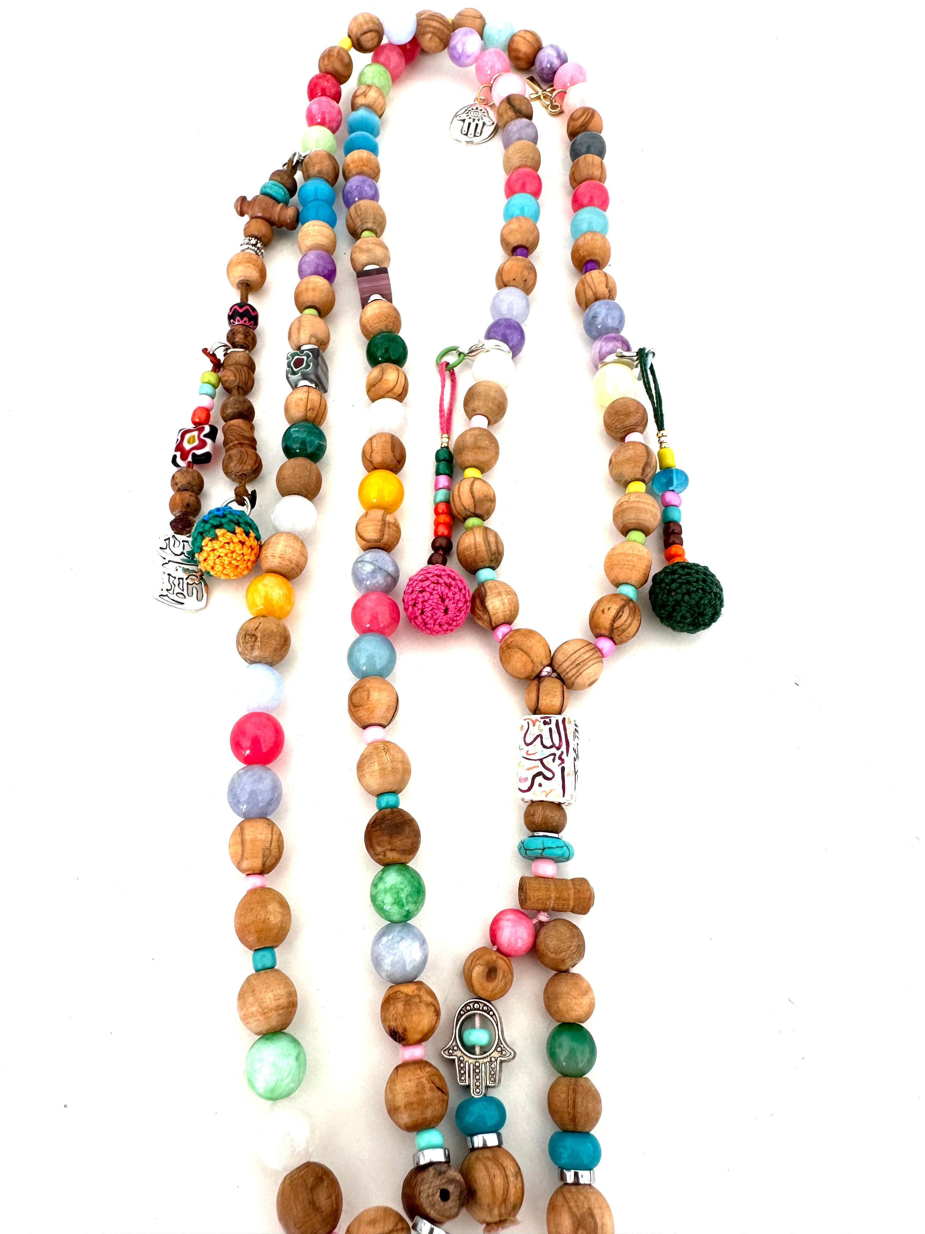 HAND PAINTED CROCHET SEBHA.