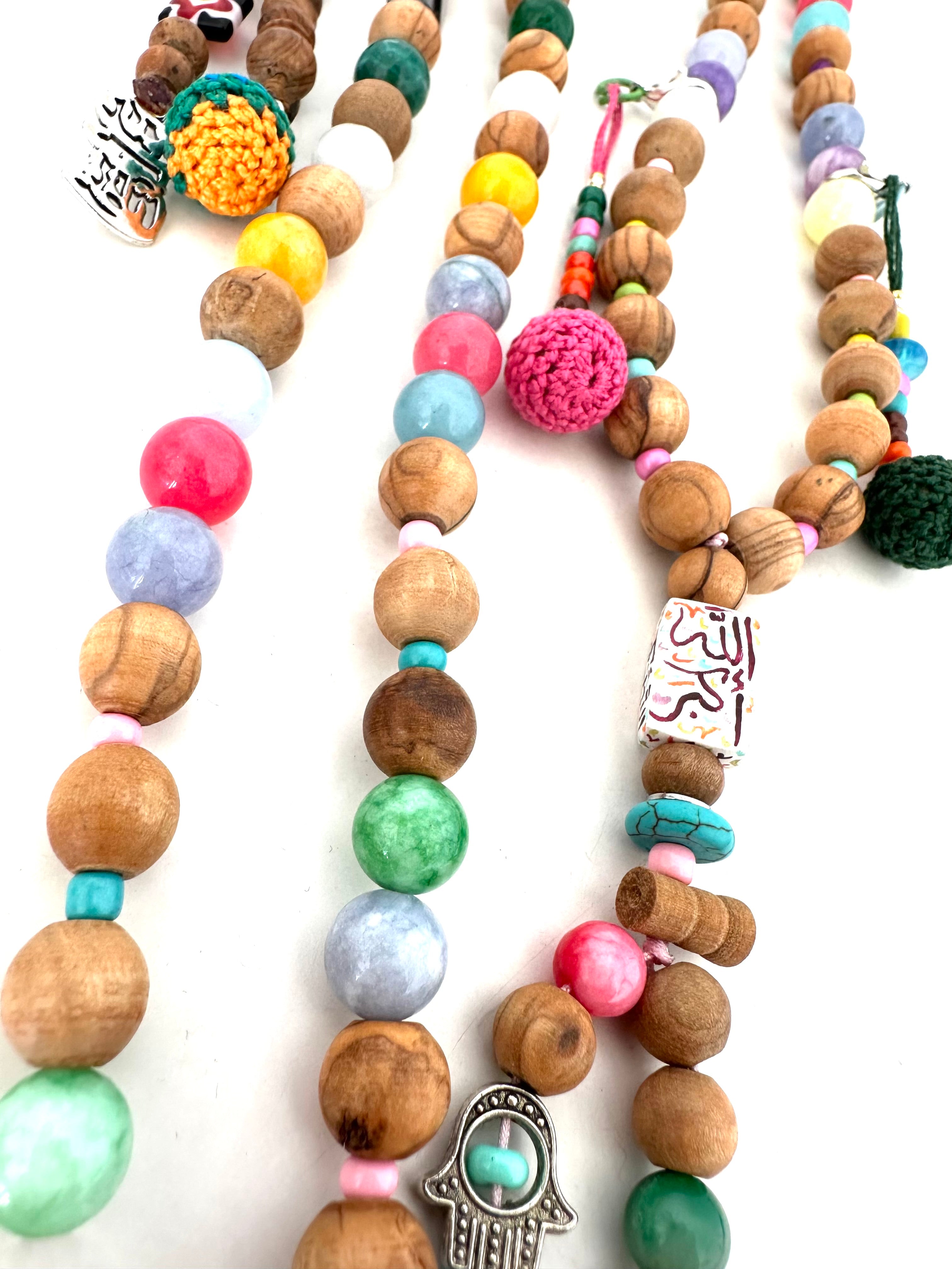 HAND PAINTED CROCHET SEBHA.