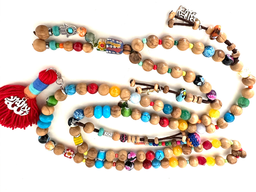 AFRICAN ZANZOUN COLORFUL SEBHA.