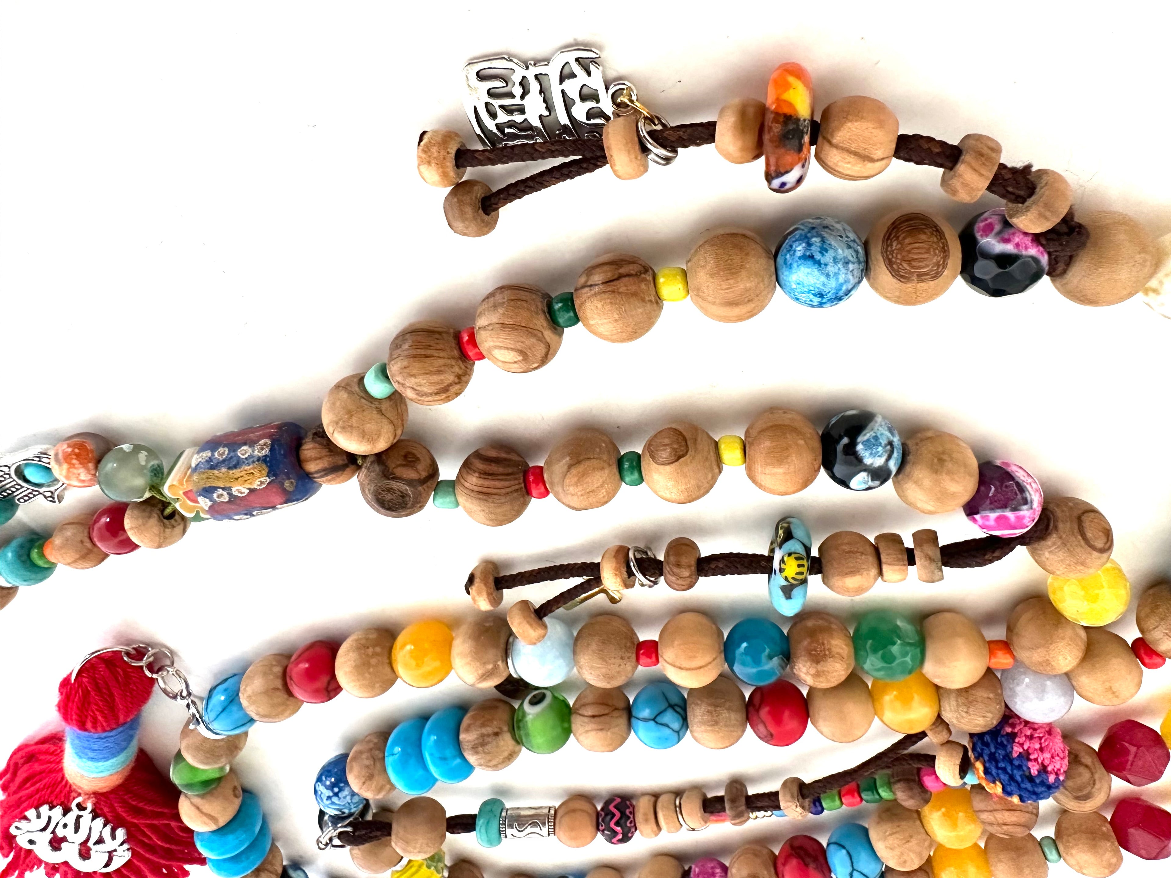 AFRICAN ZANZOUN COLORFUL SEBHA.