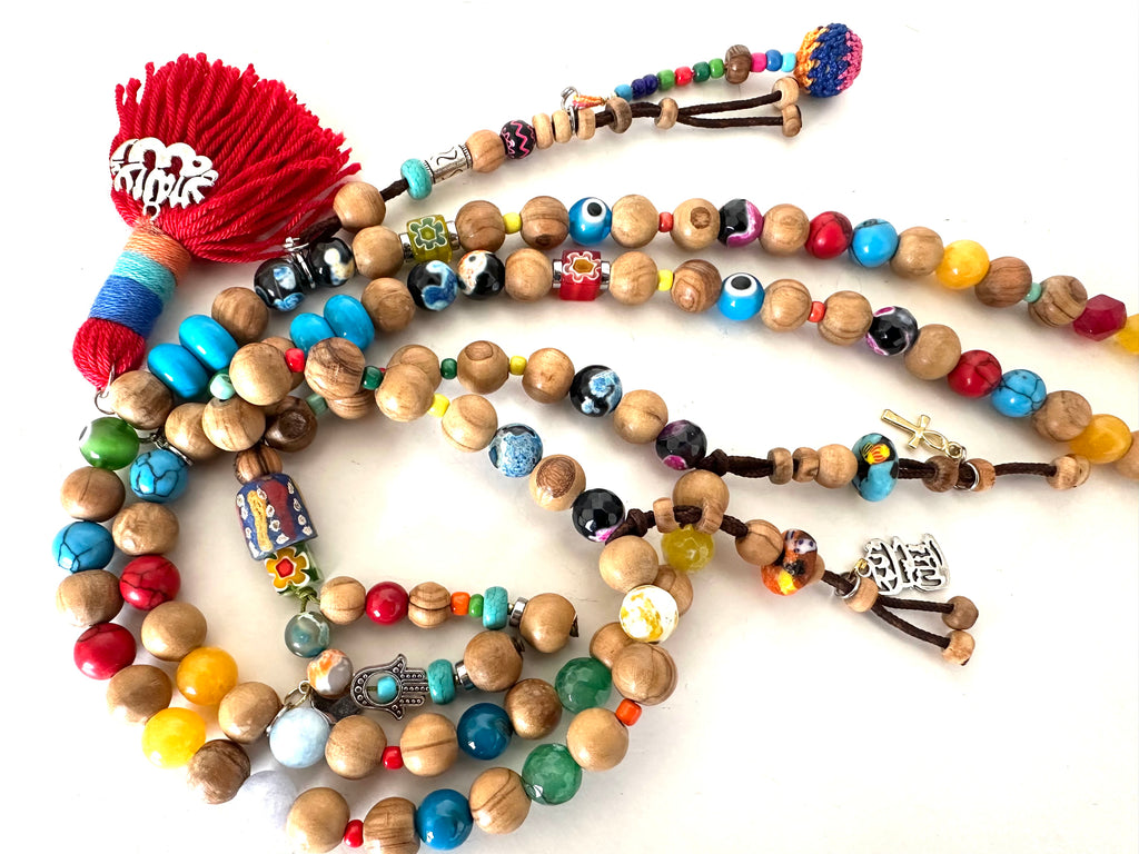 AFRICAN ZANZOUN COLORFUL SEBHA.
