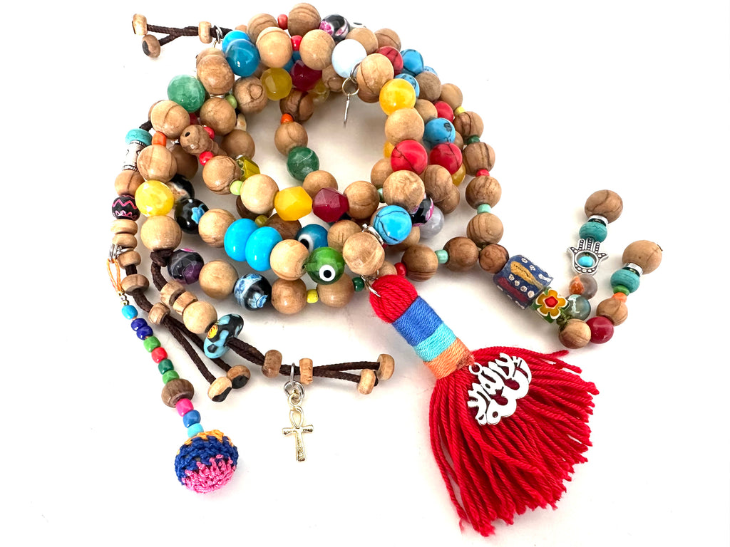 AFRICAN ZANZOUN COLORFUL SEBHA.
