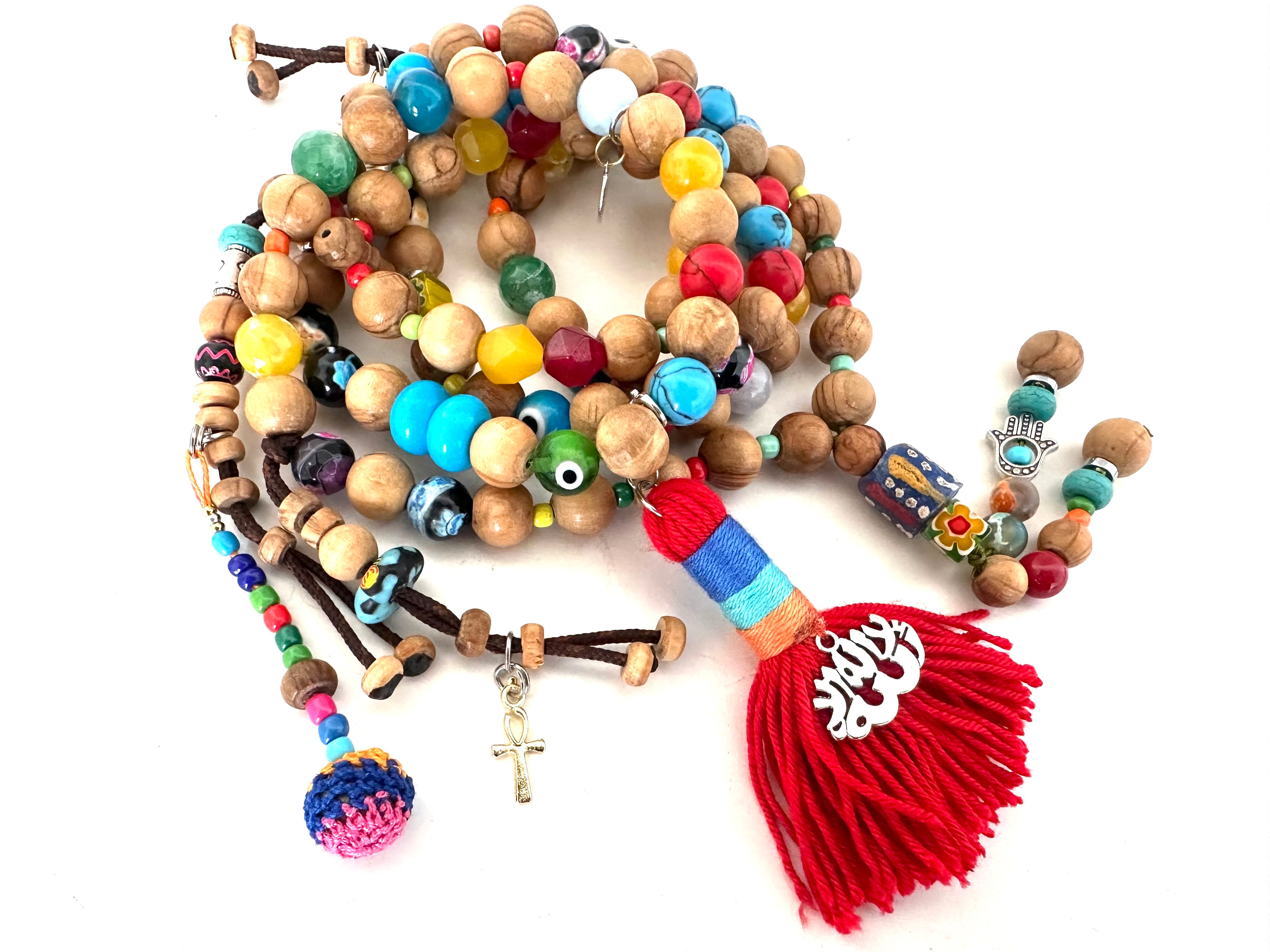 AFRICAN ZANZOUN COLORFUL SEBHA.