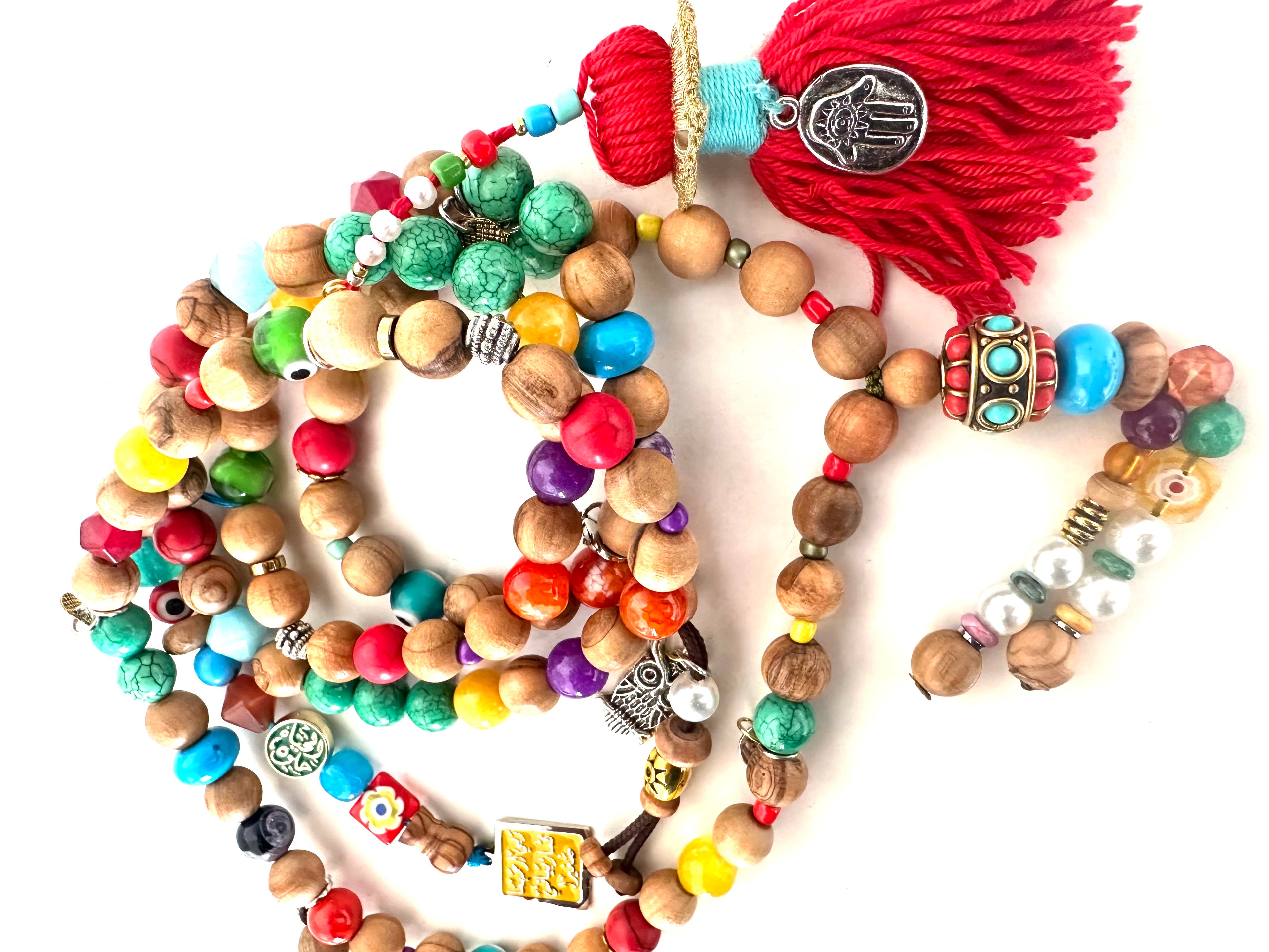 THE INDIAN LOULI COLORFUL SEBHA.