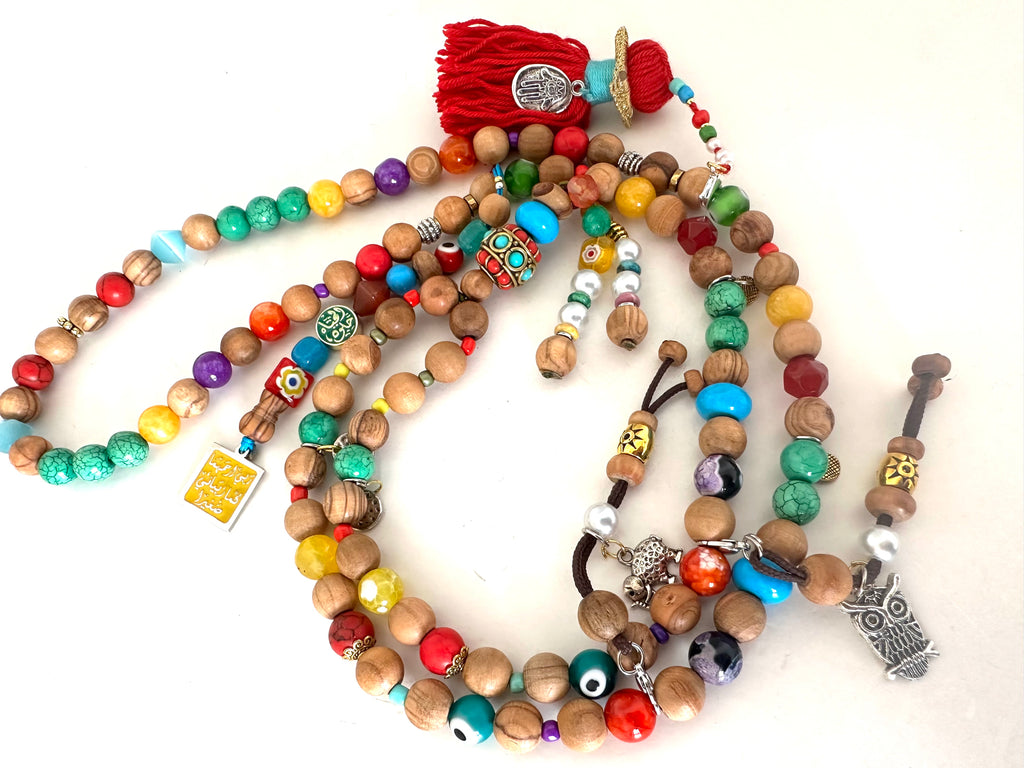 THE INDIAN LOULI COLORFUL SEBHA.