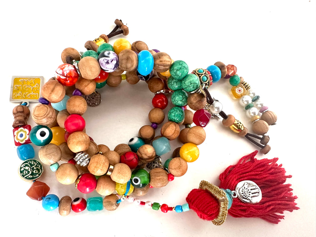 THE INDIAN LOULI COLORFUL SEBHA.