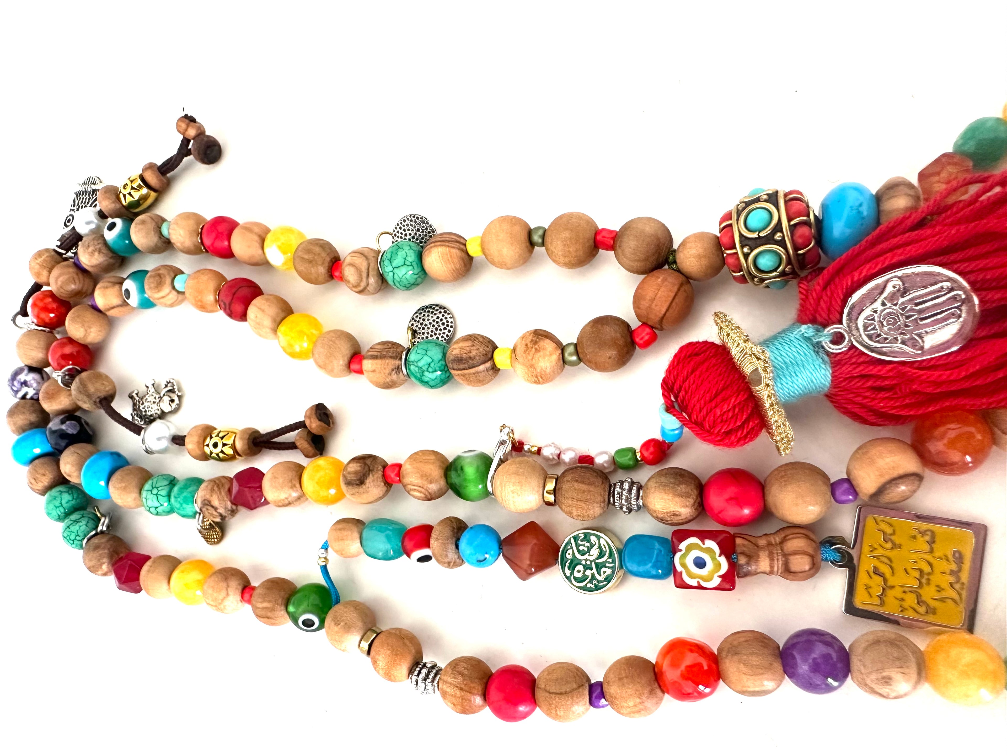 THE INDIAN LOULI COLORFUL SEBHA.