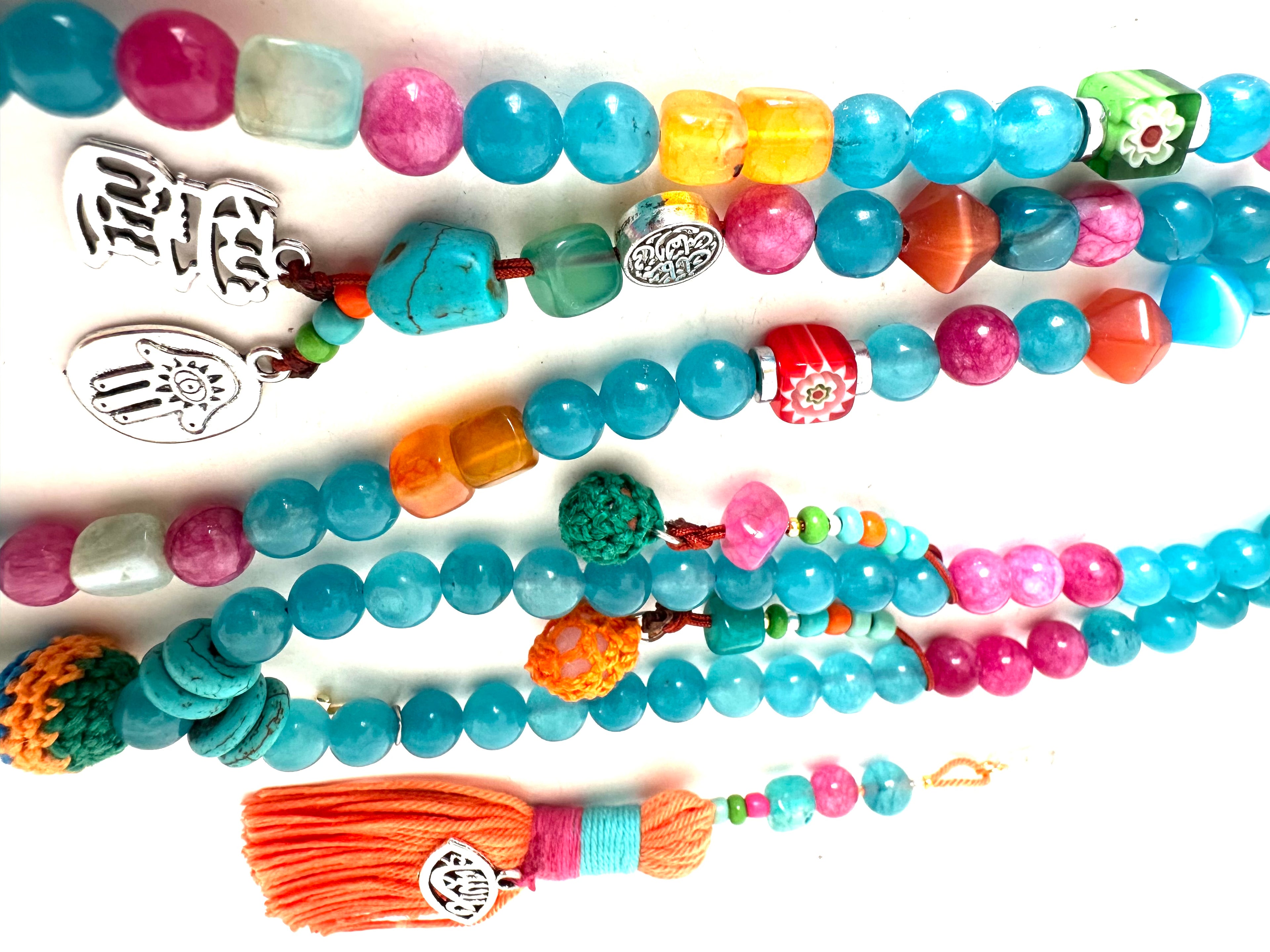 TURQUOISE COLORFUL SEBHA.