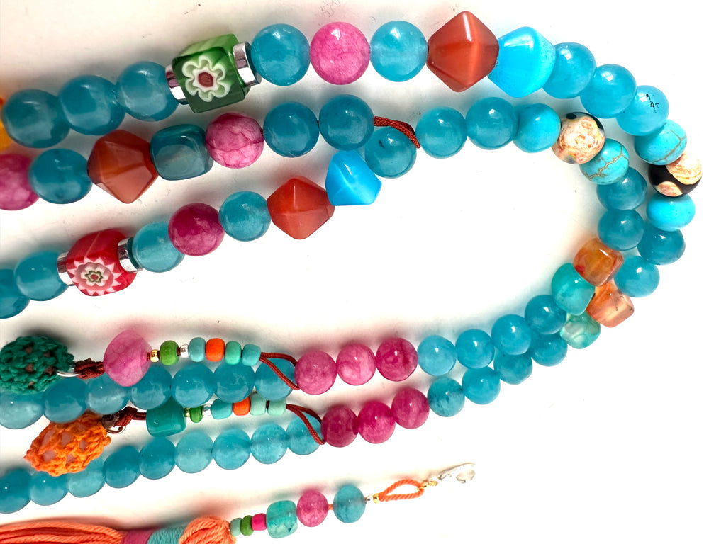 TURQUOISE COLORFUL SEBHA.