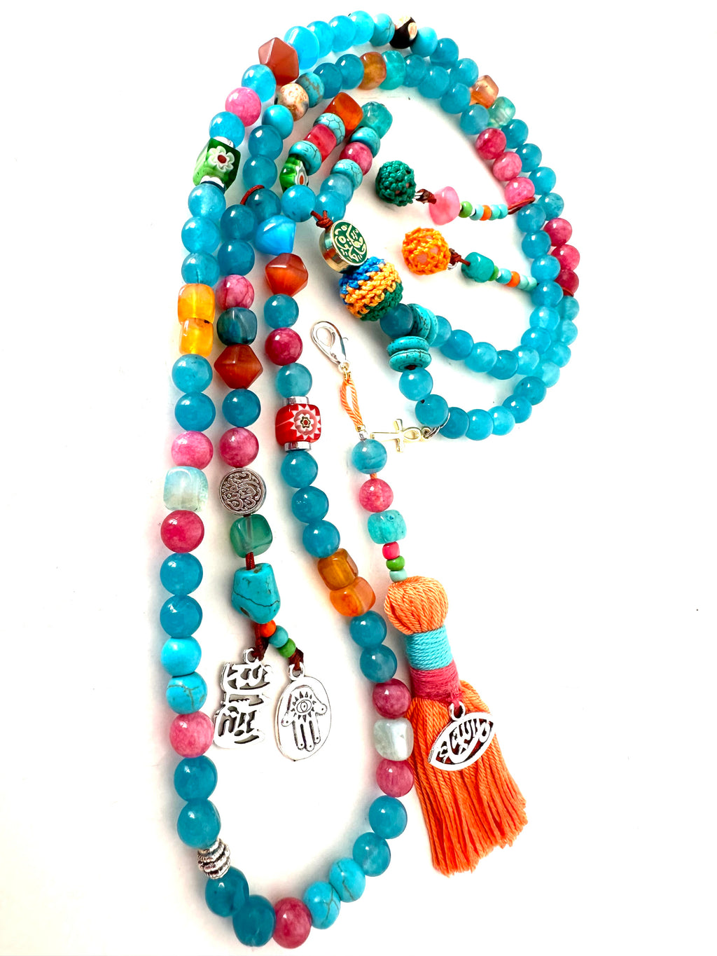 TURQUOISE COLORFUL SEBHA.