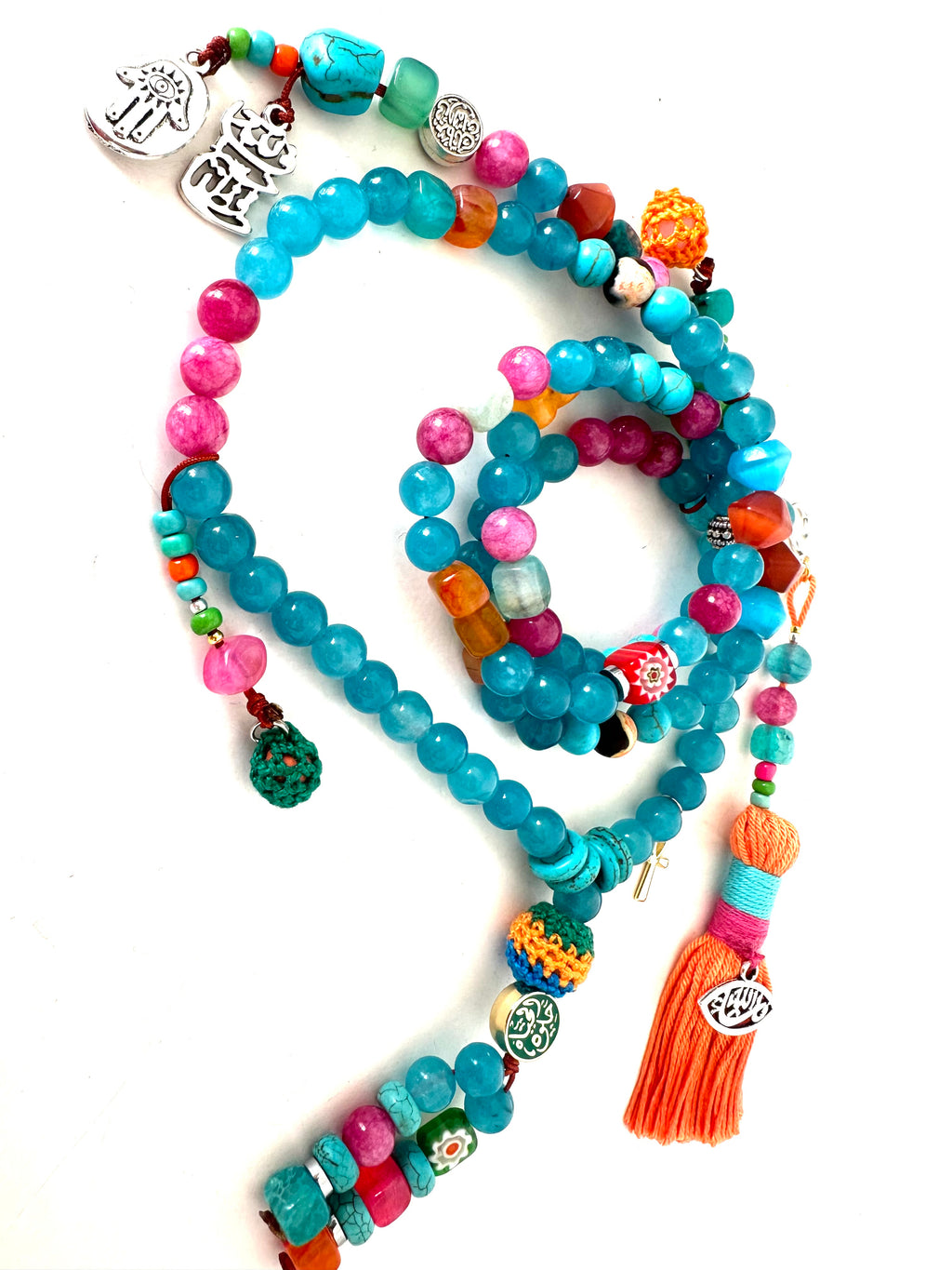 TURQUOISE COLORFUL SEBHA.