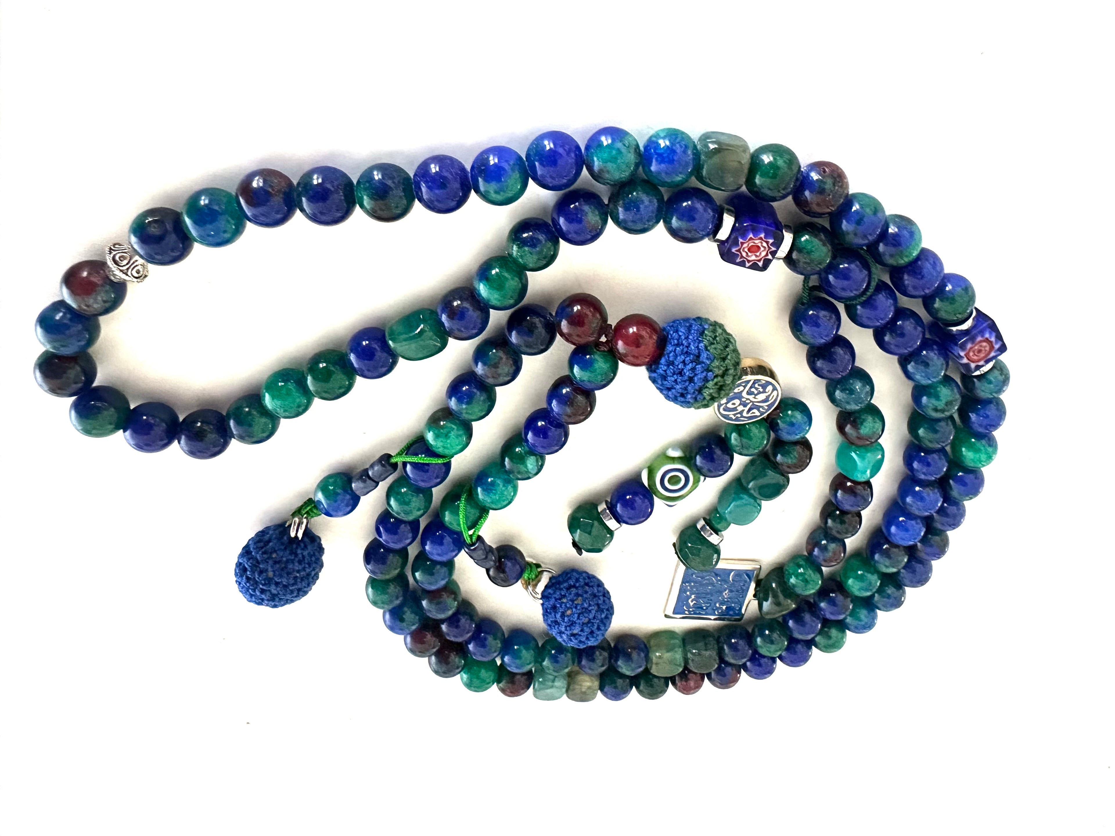 BLUE YASMIN  CROCHET SEBHA.