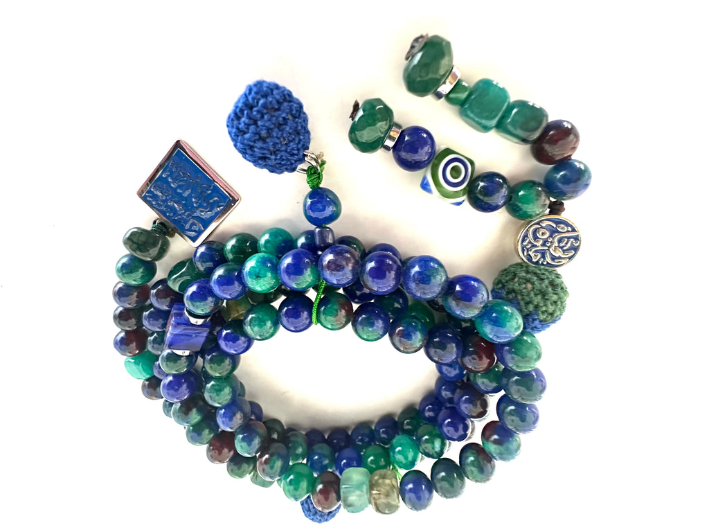BLUE YASMIN  CROCHET SEBHA.