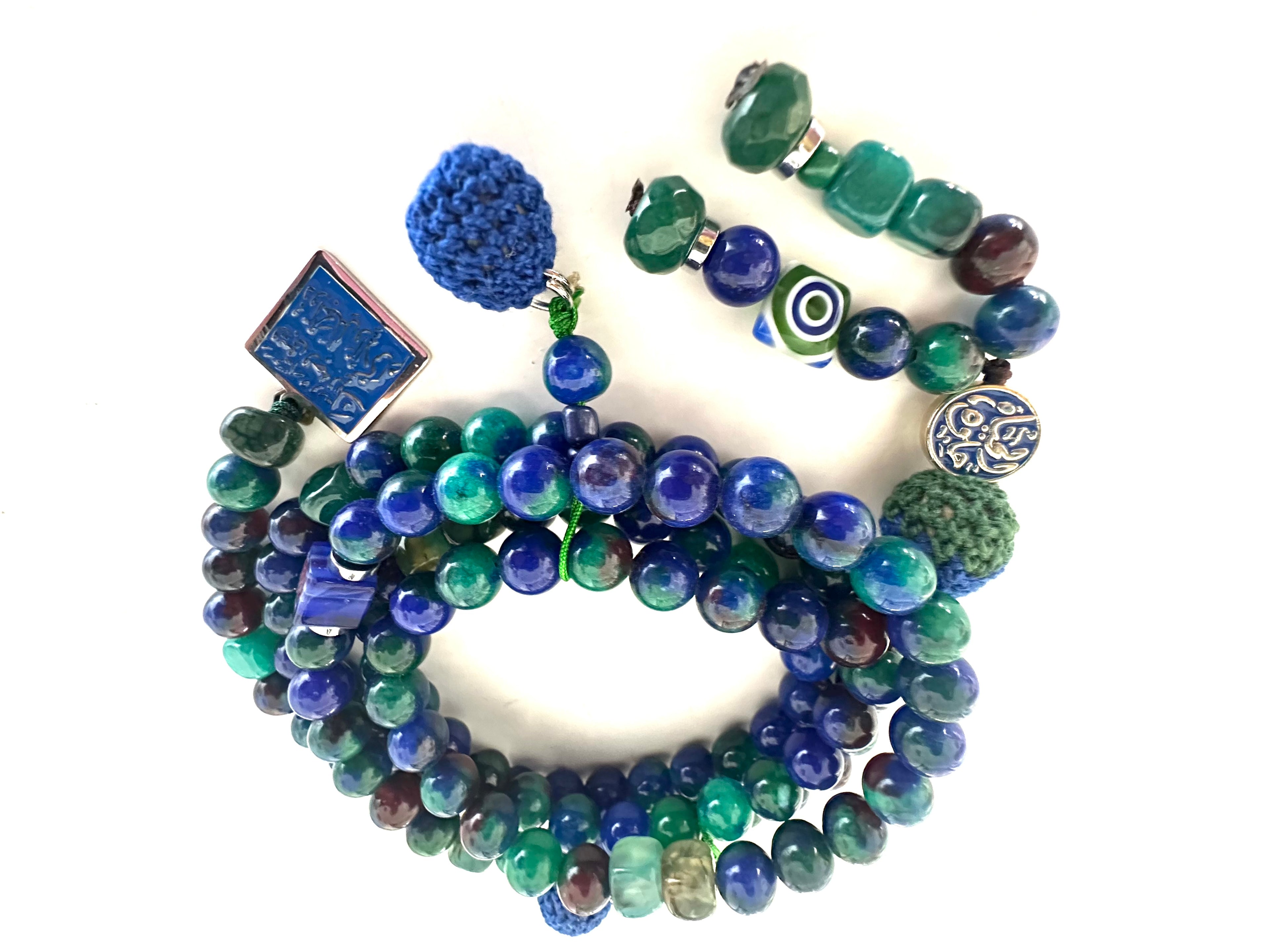 BLUE YASMIN  CROCHET SEBHA.