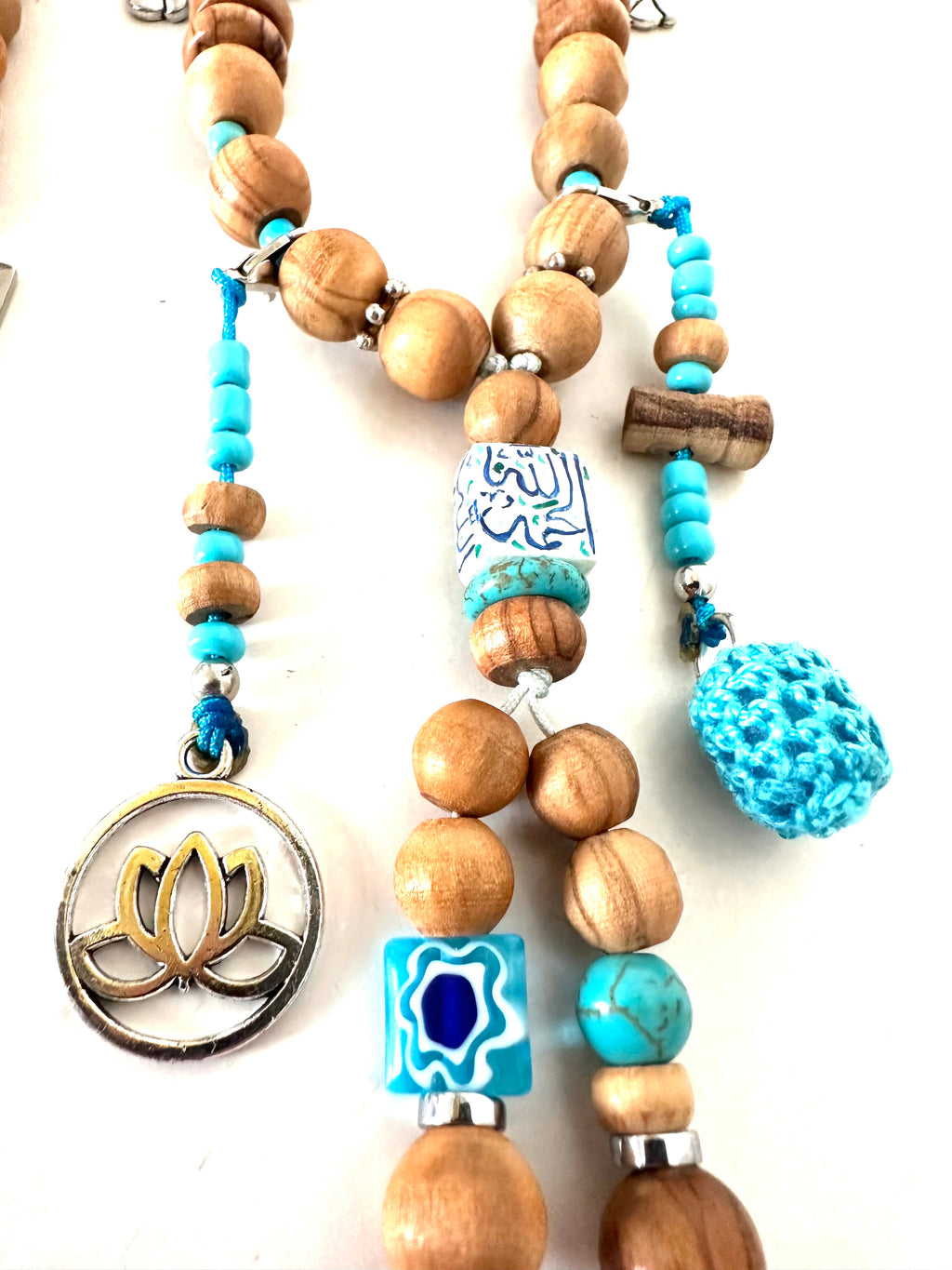 Turquoise Wood Sebha.