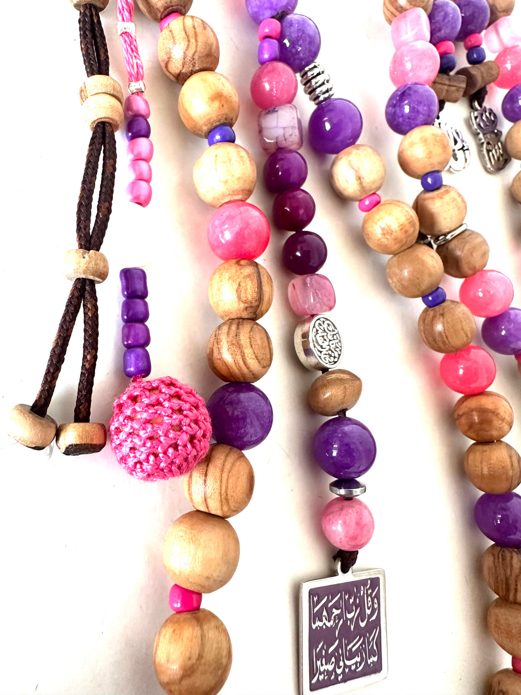 Mauve Rose Wood Sebha.