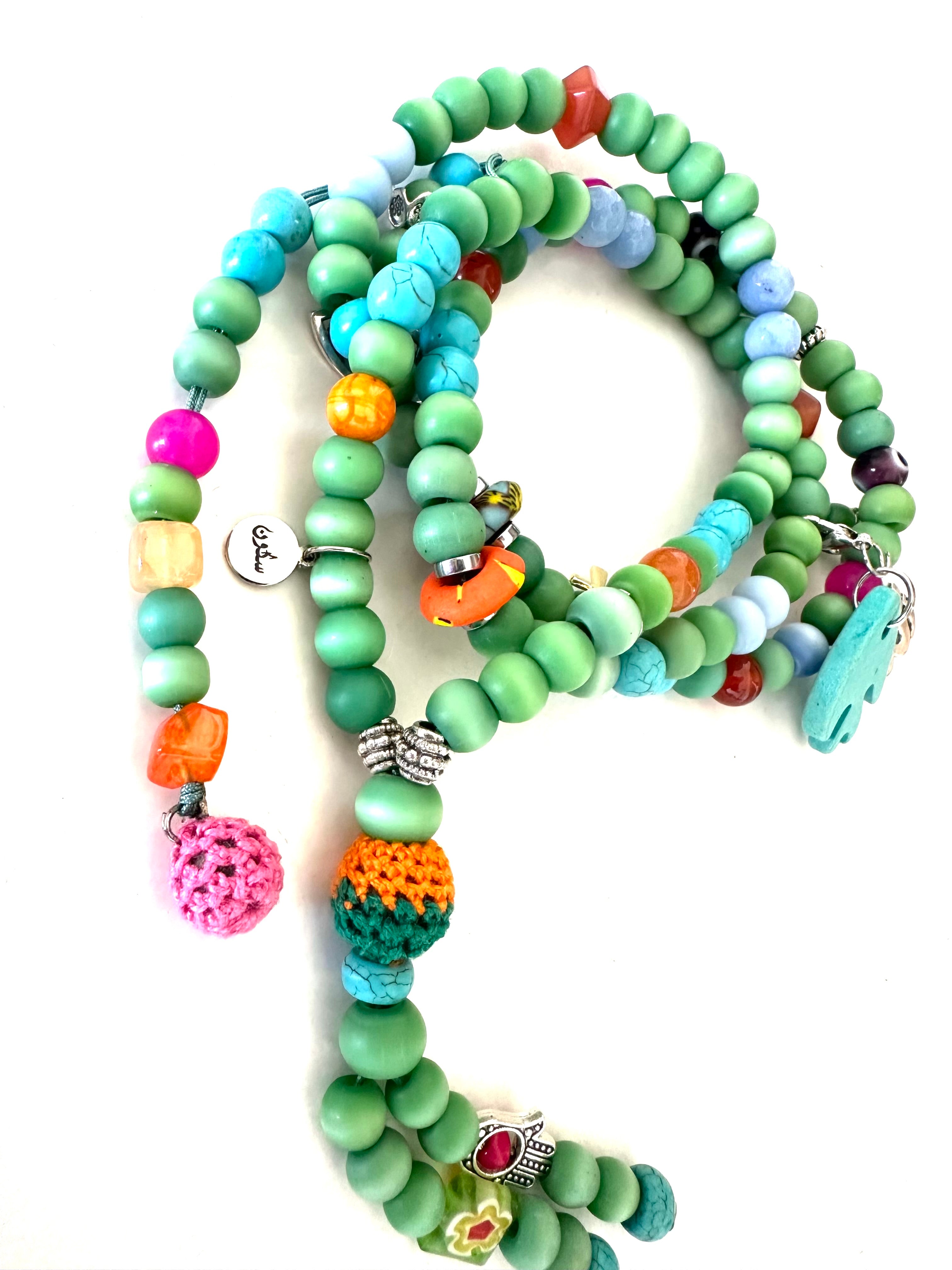 THE CAT EYE SUMMER COLORFUL SEBHA.