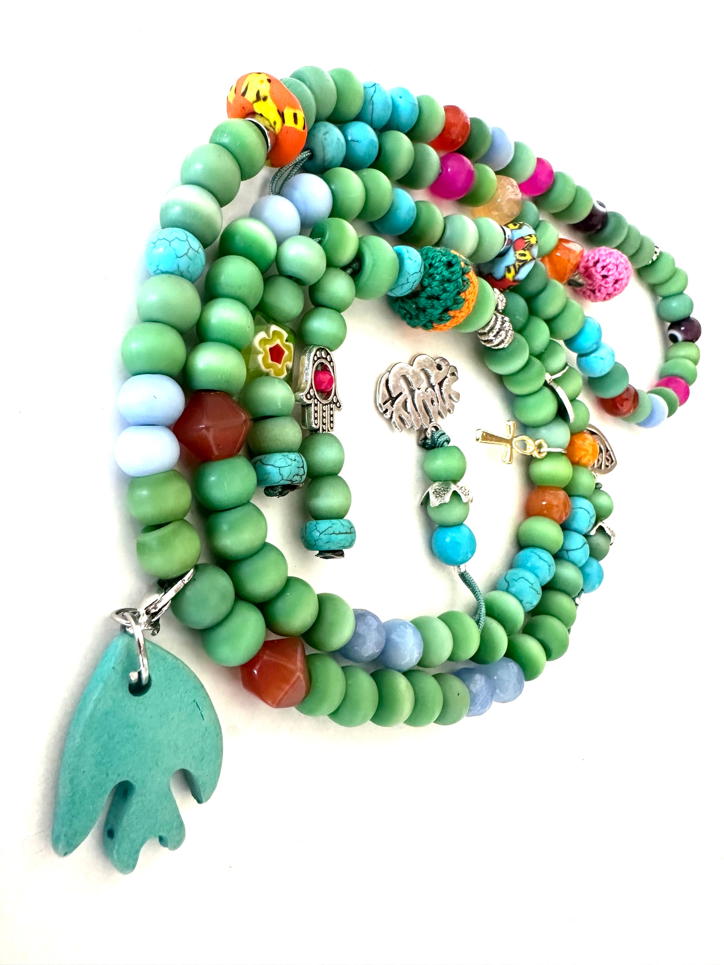 THE CAT EYE SUMMER COLORFUL SEBHA.
