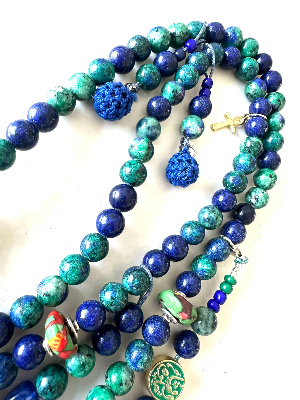 AZURITE SUMMER FLOWER SEBHA.