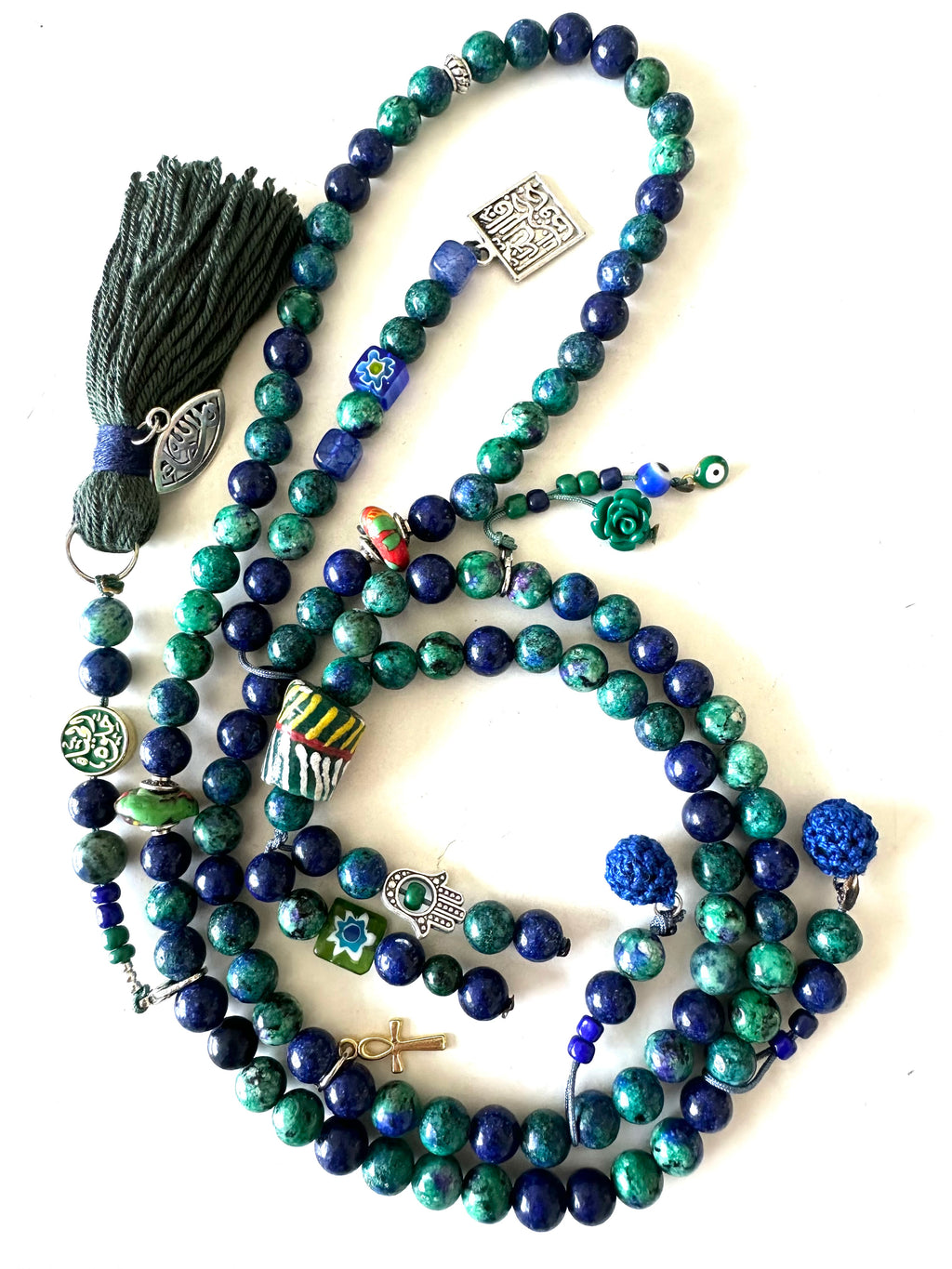 AZURITE SUMMER FLOWER SEBHA.