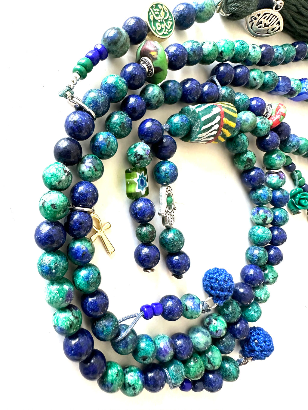 AZURITE SUMMER FLOWER SEBHA.