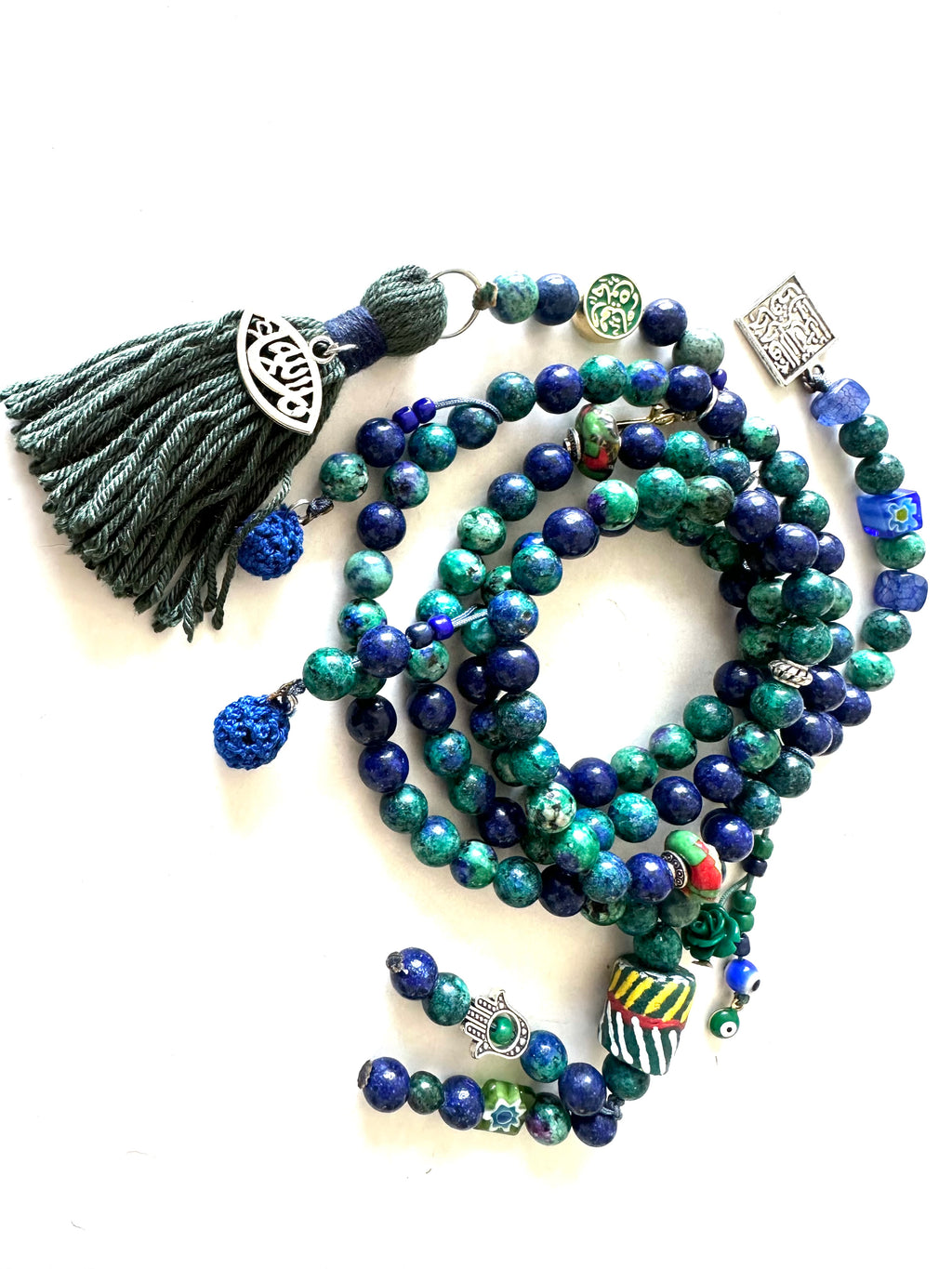 AZURITE SUMMER FLOWER SEBHA.