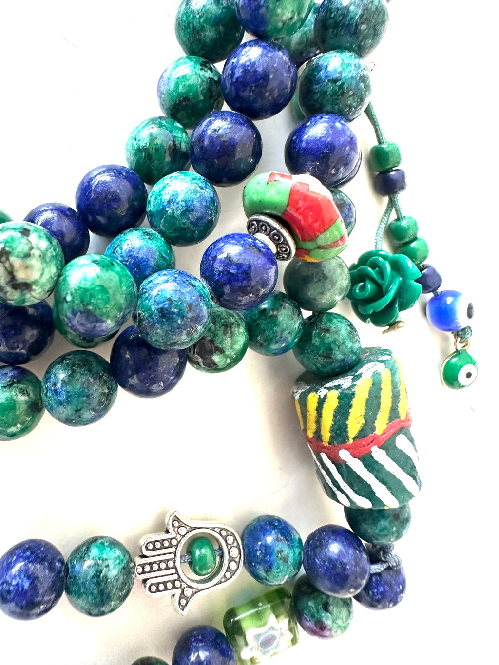 AZURITE SUMMER FLOWER SEBHA.