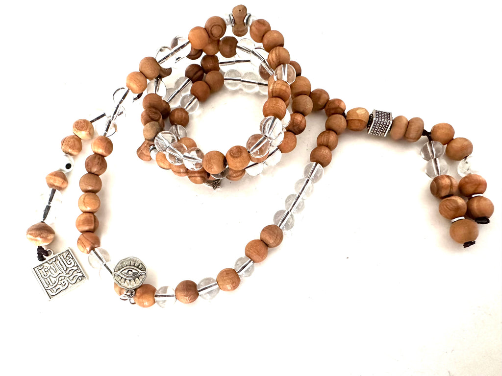 Crystal Calm Wood Sebha.