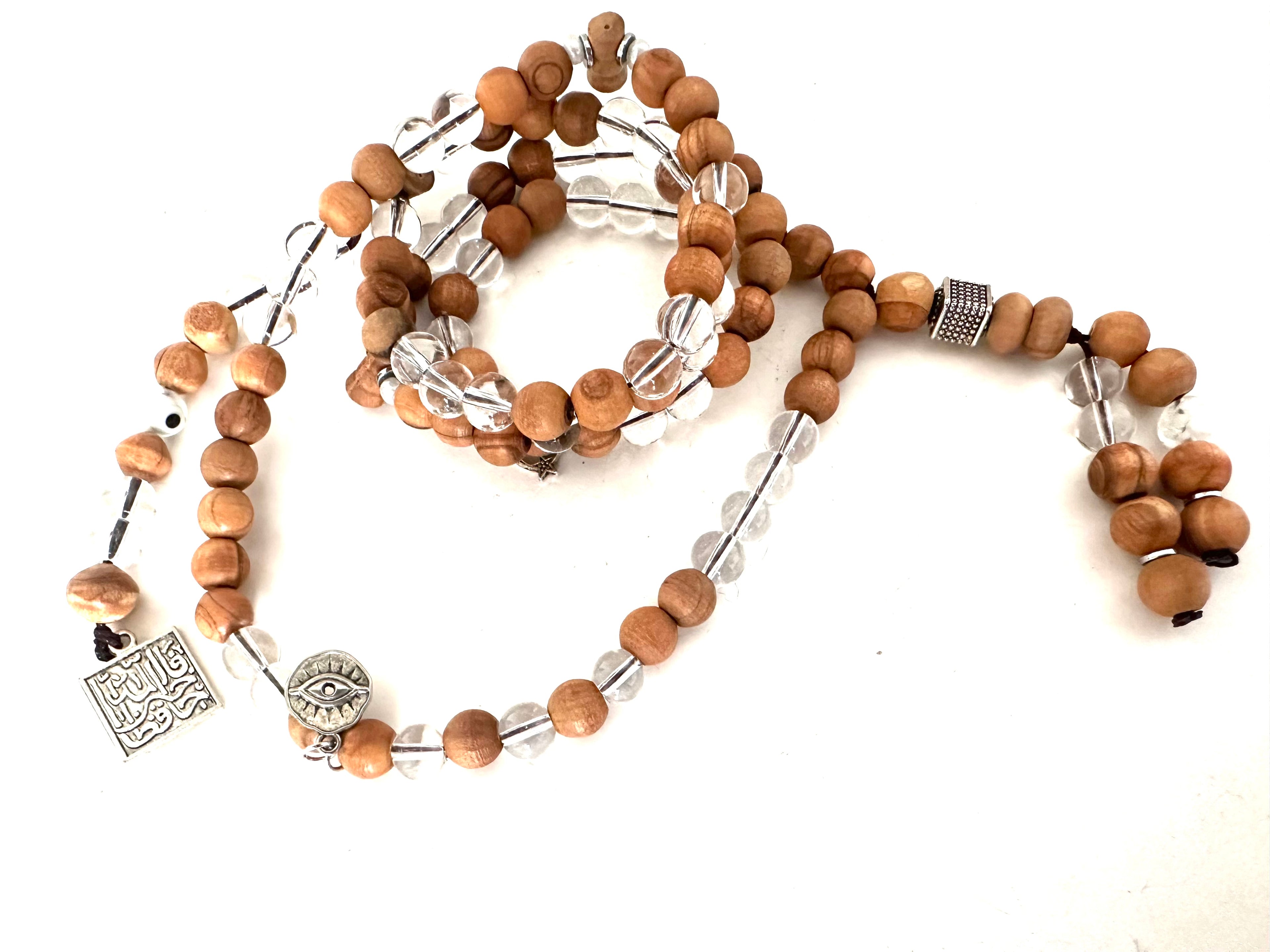 Crystal Calm Wood Sebha.