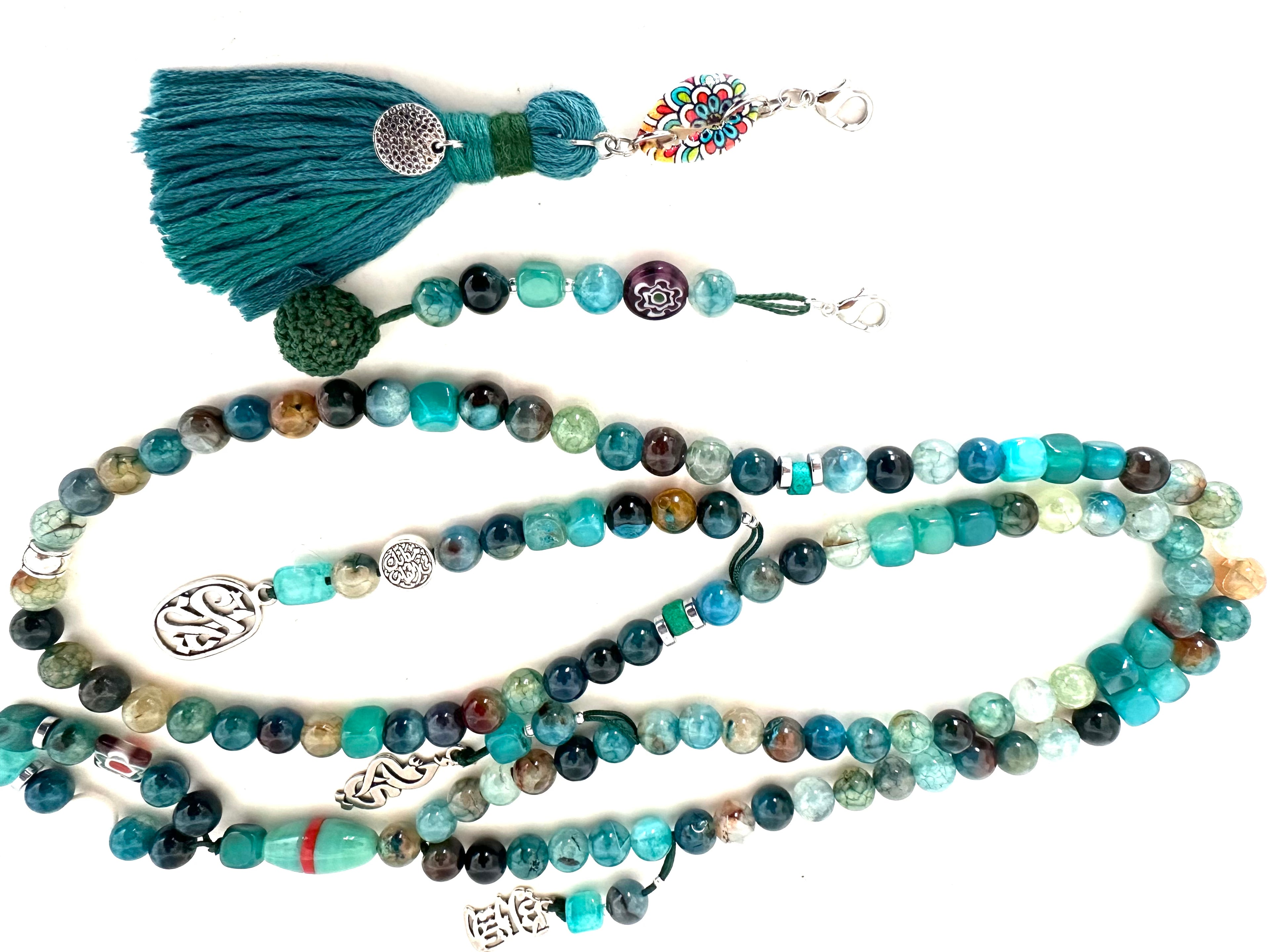 GREEN TURQUOISE HARMONY SEBHA.