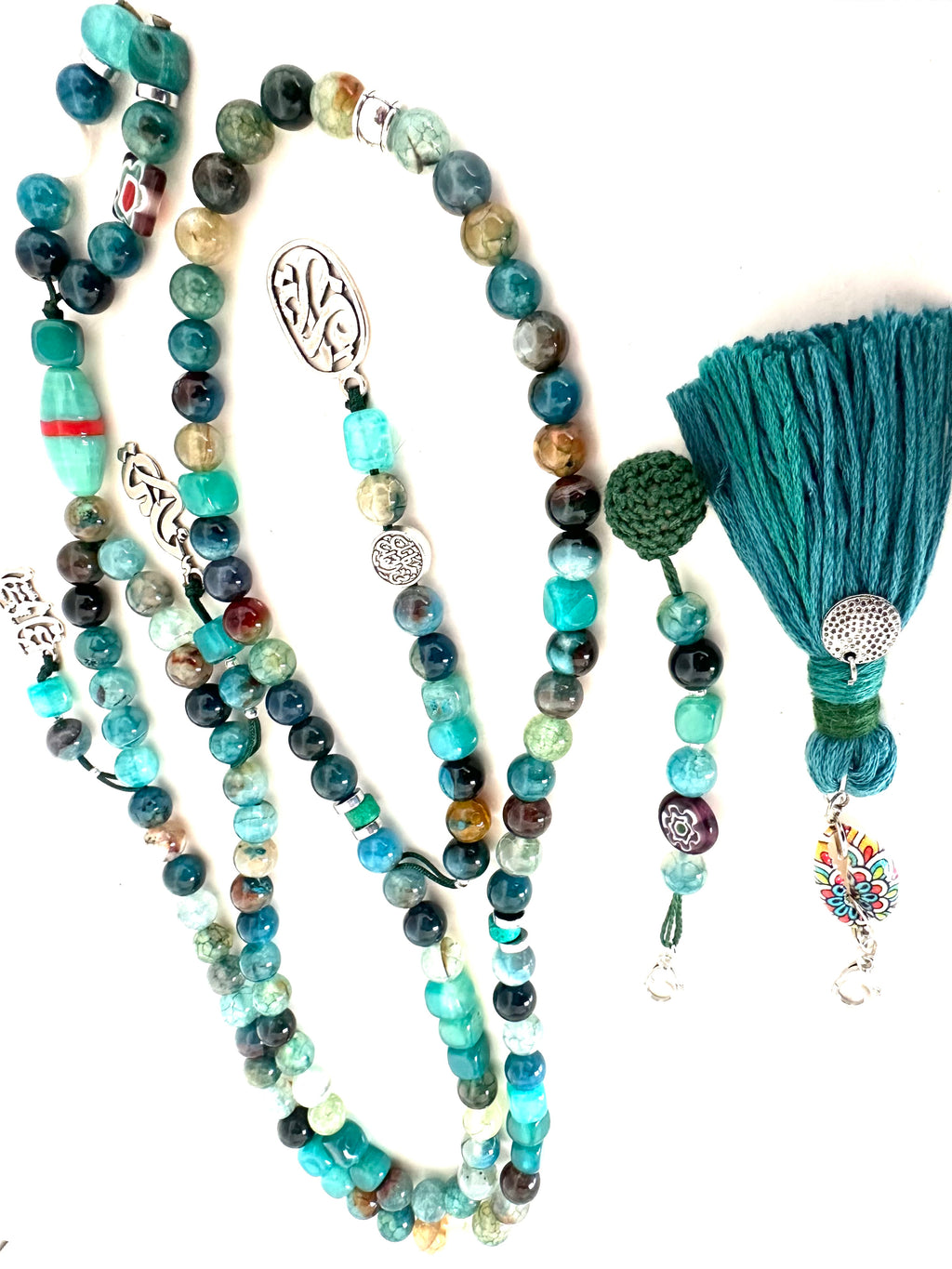 GREEN TURQUOISE HARMONY SEBHA.
