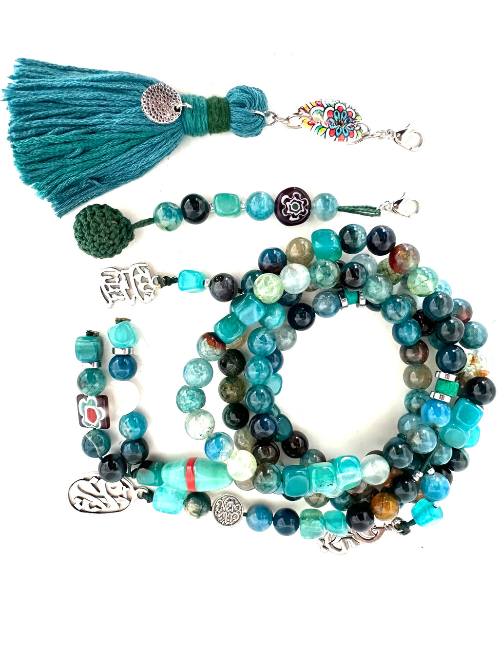 GREEN TURQUOISE HARMONY SEBHA.