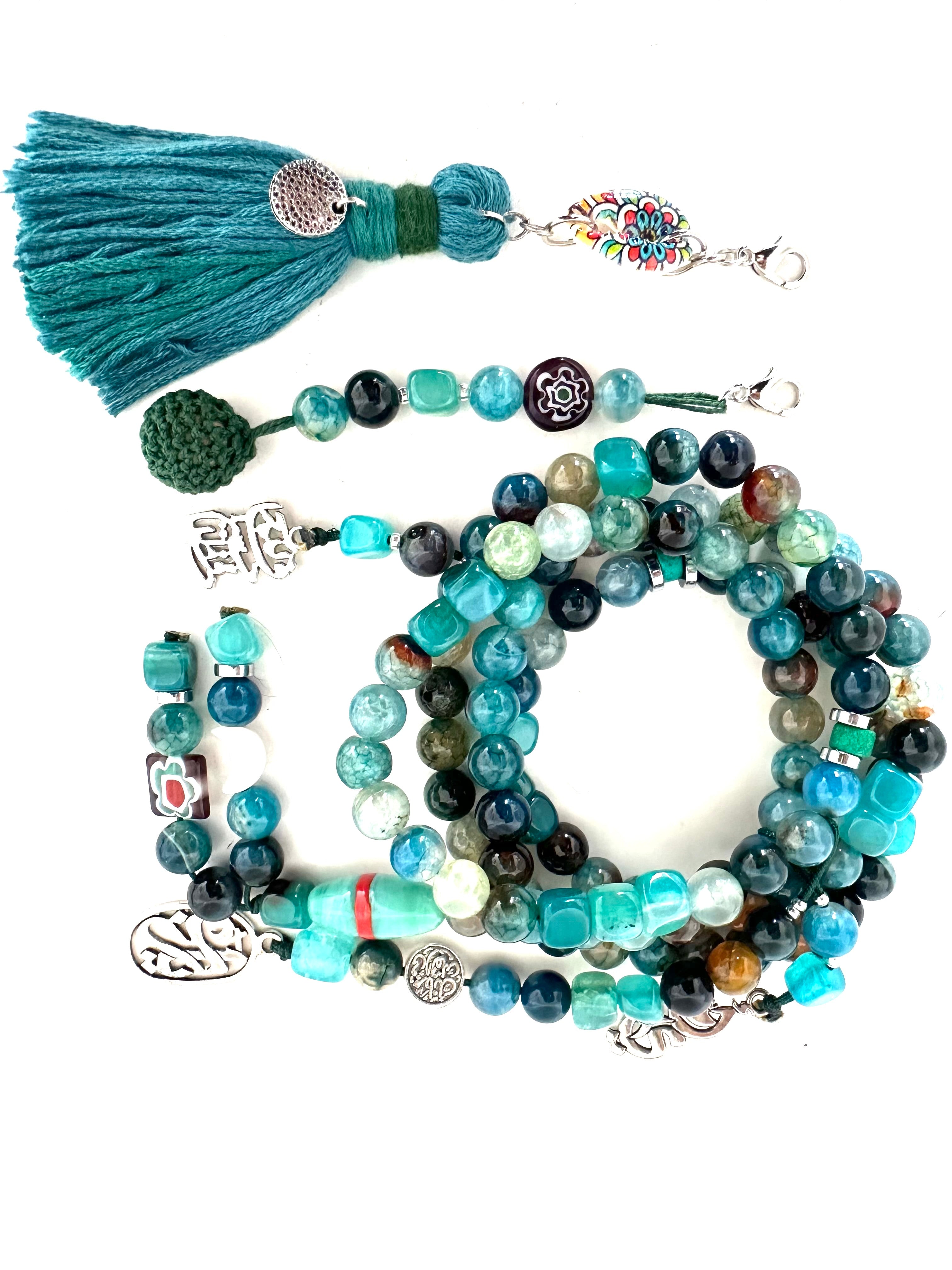 GREEN TURQUOISE HARMONY SEBHA.