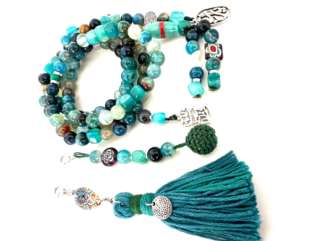 GREEN TURQUOISE HARMONY SEBHA.