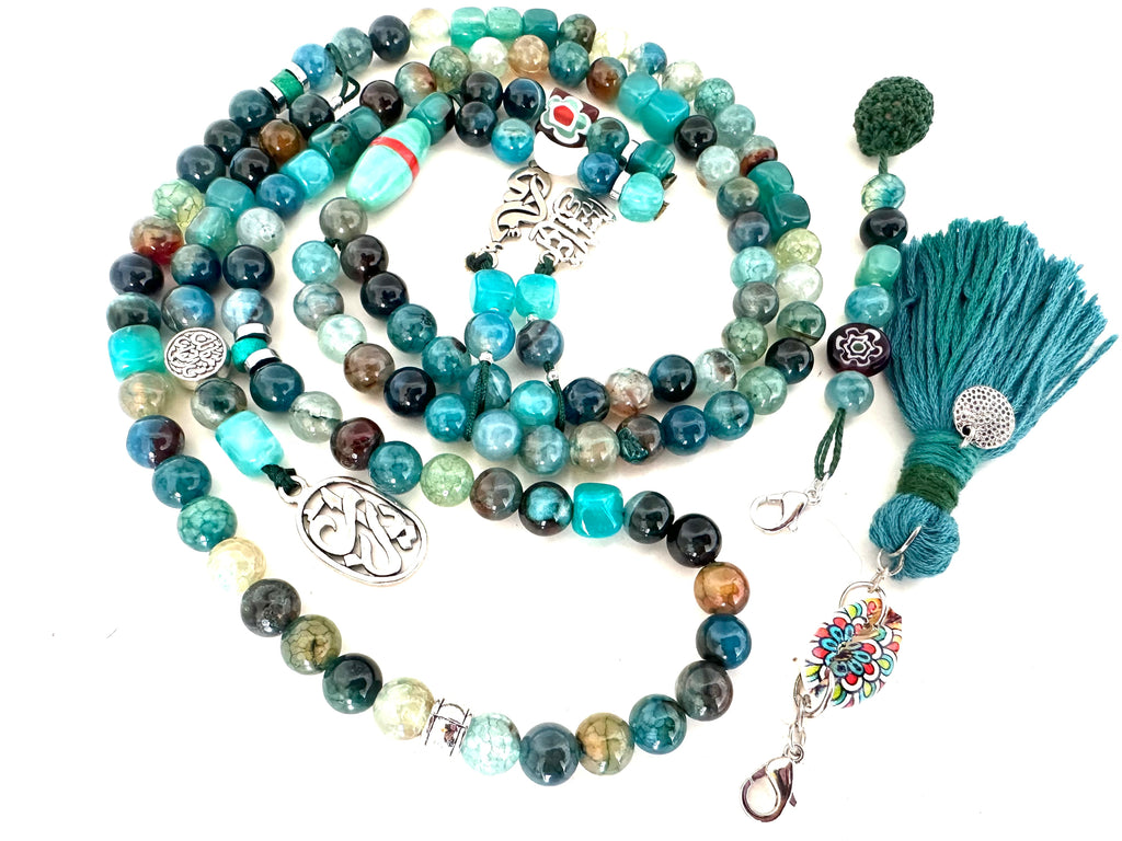 GREEN TURQUOISE HARMONY SEBHA.