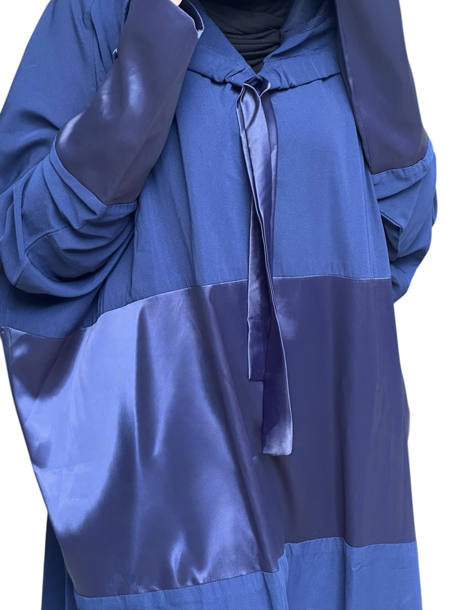 BLUE FLOW ABAYA.