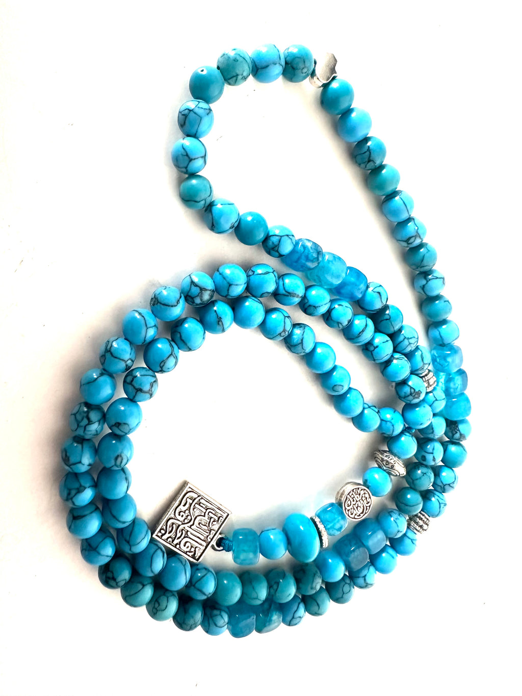 TURQUOISE SIMPLE SEBHA.