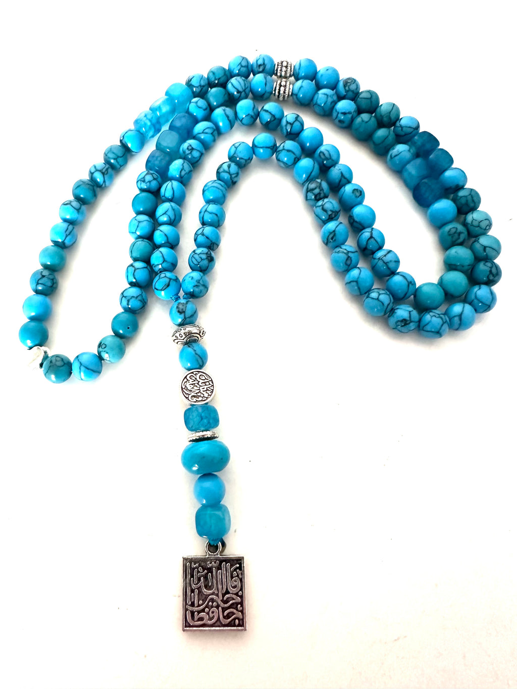 TURQUOISE SIMPLE SEBHA.