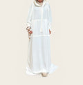 OFF-WHITE FLOW ABAYA.