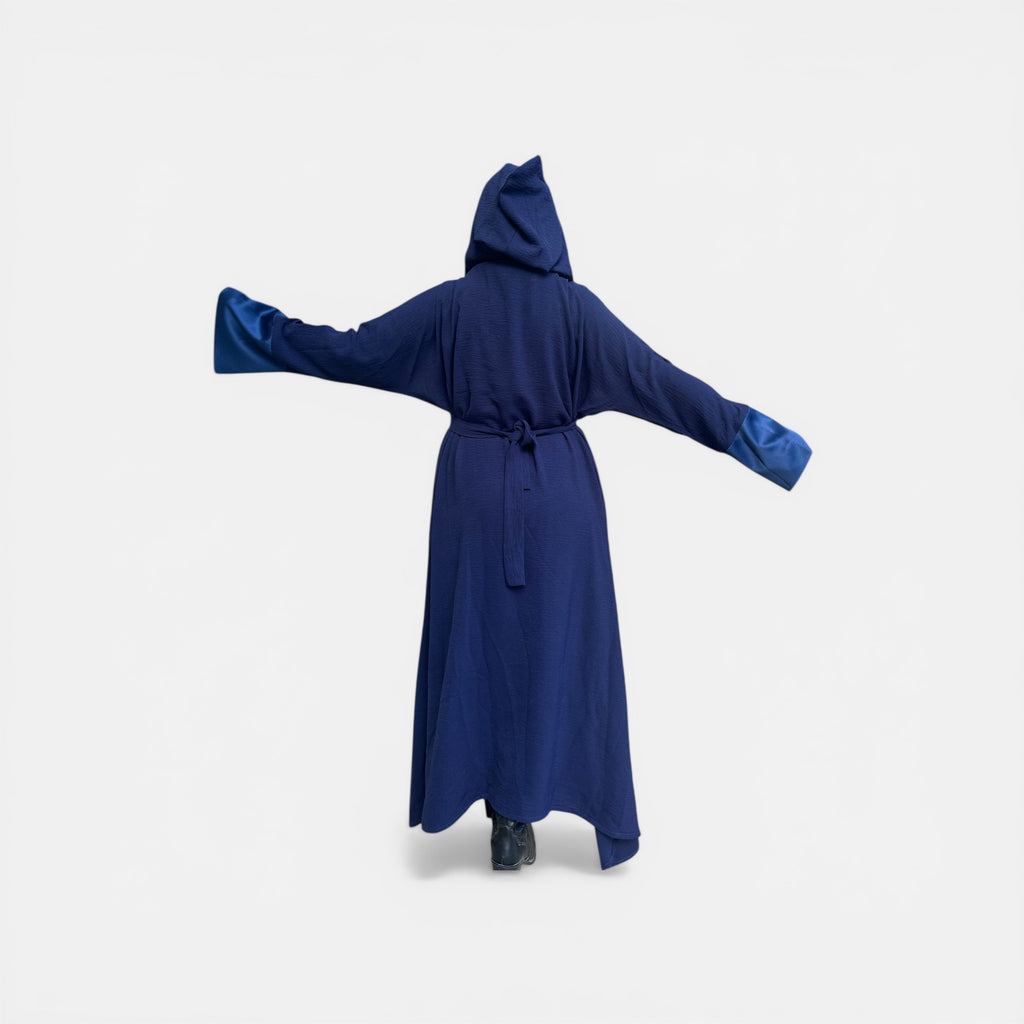 NAVY BLUE MOROCCAN ABAYA.