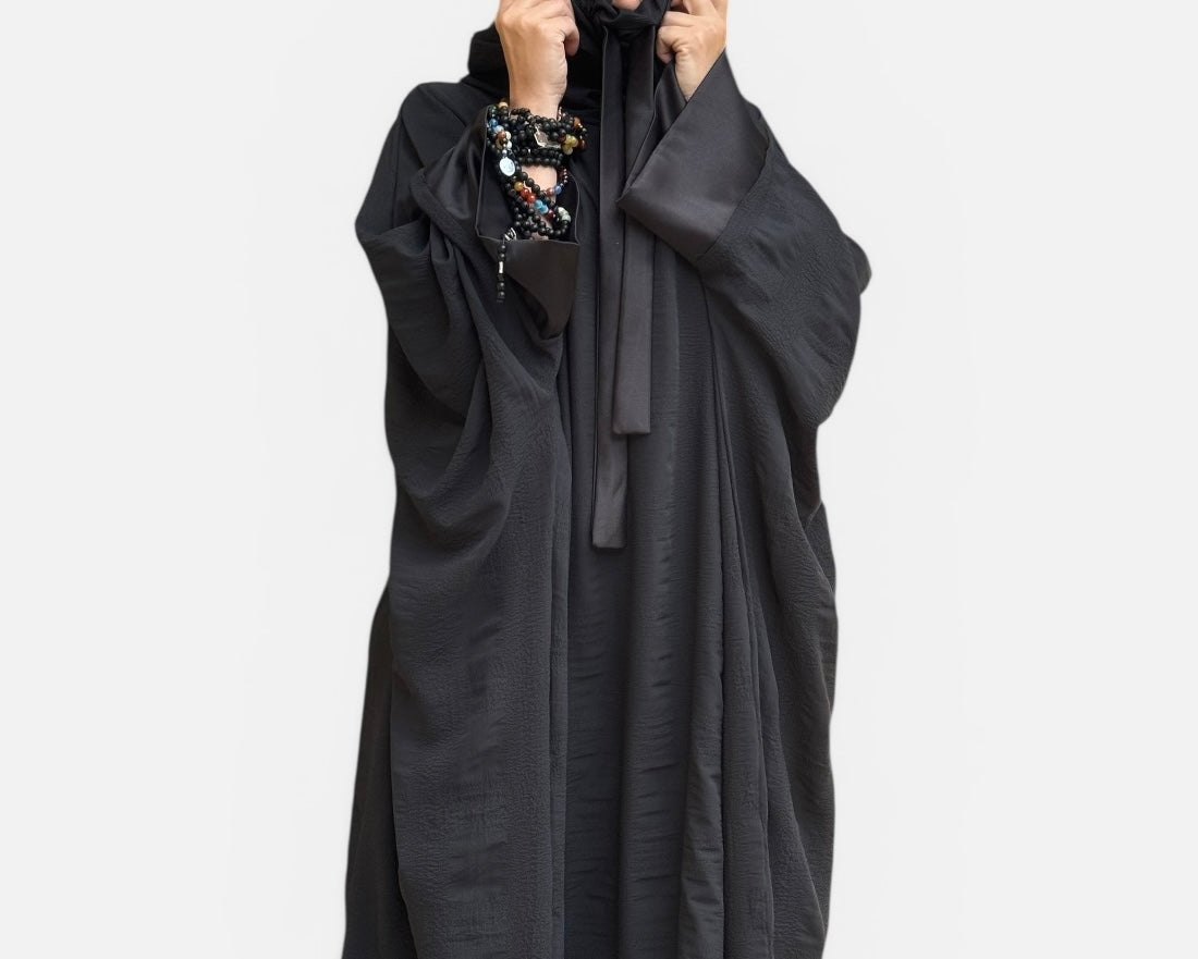 BLACK MALAS ABAYA.