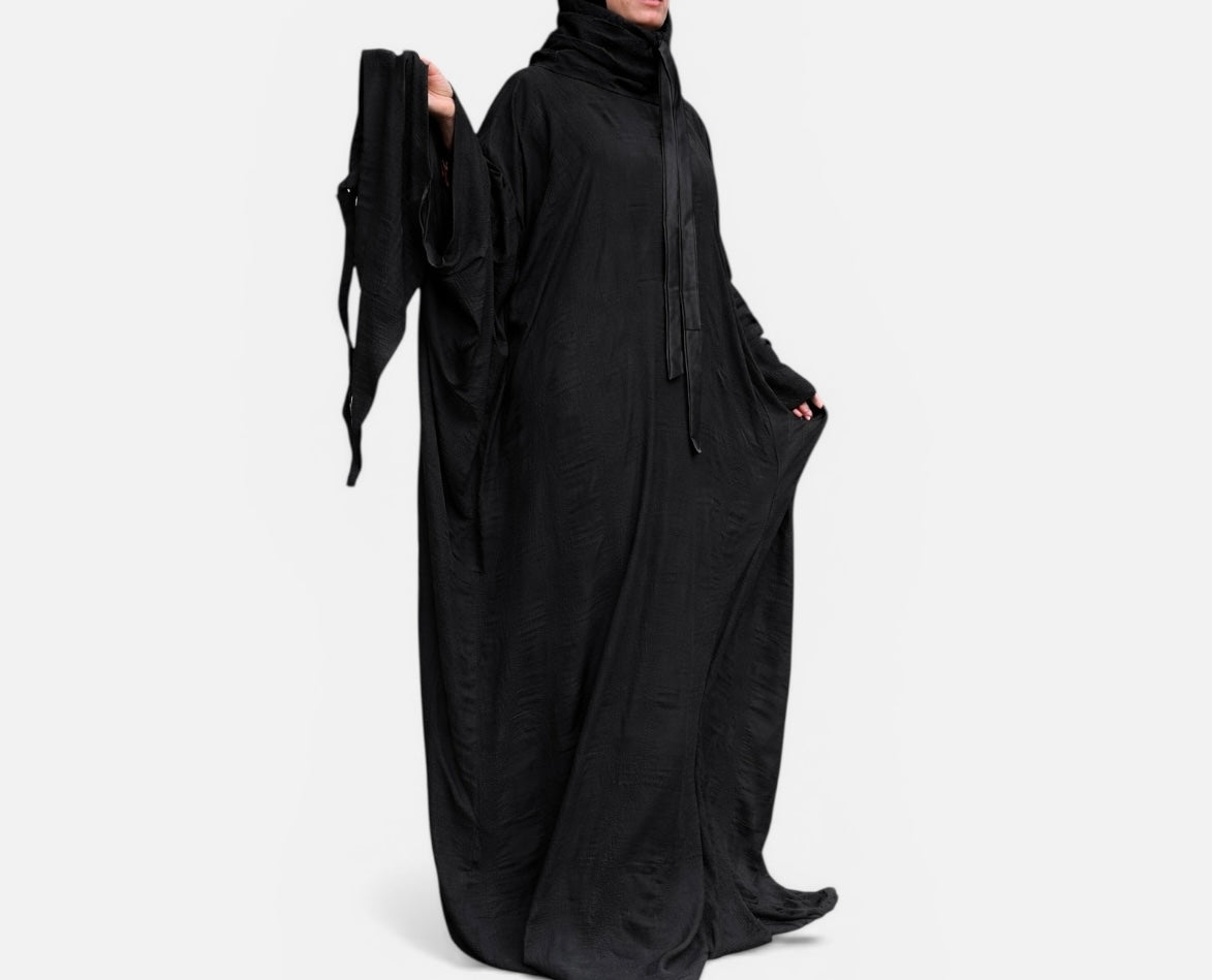 BLACK MALAS ABAYA.