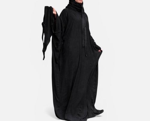 BLACK MALAS ABAYA.