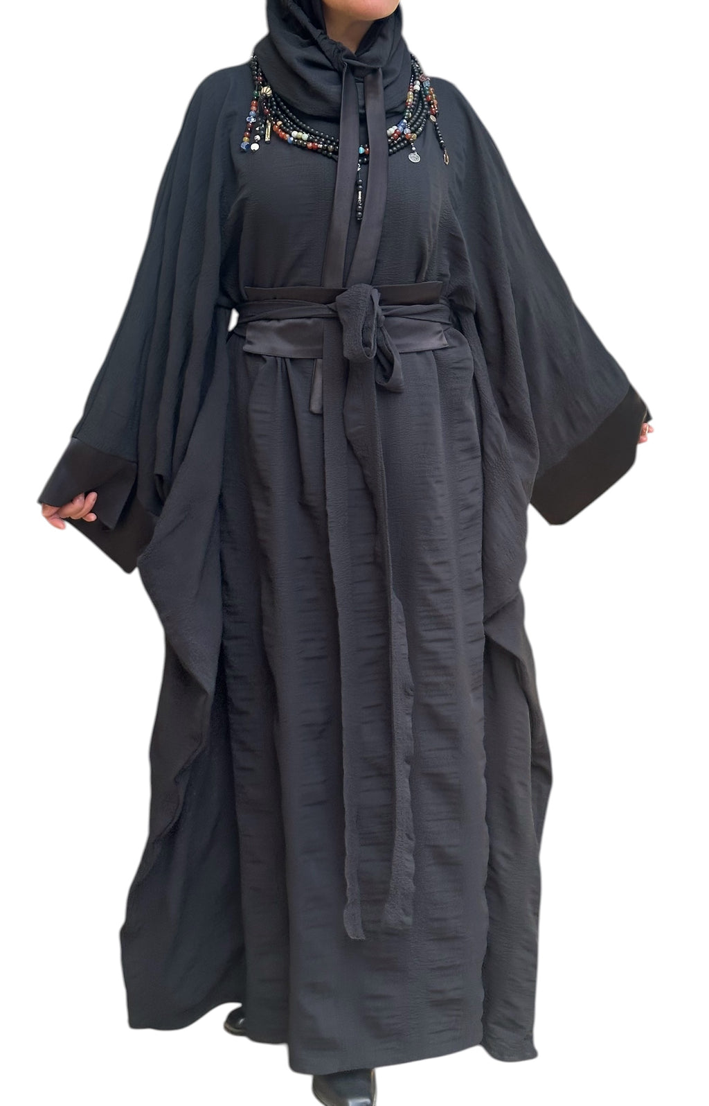 BLACK MALAS ABAYA.