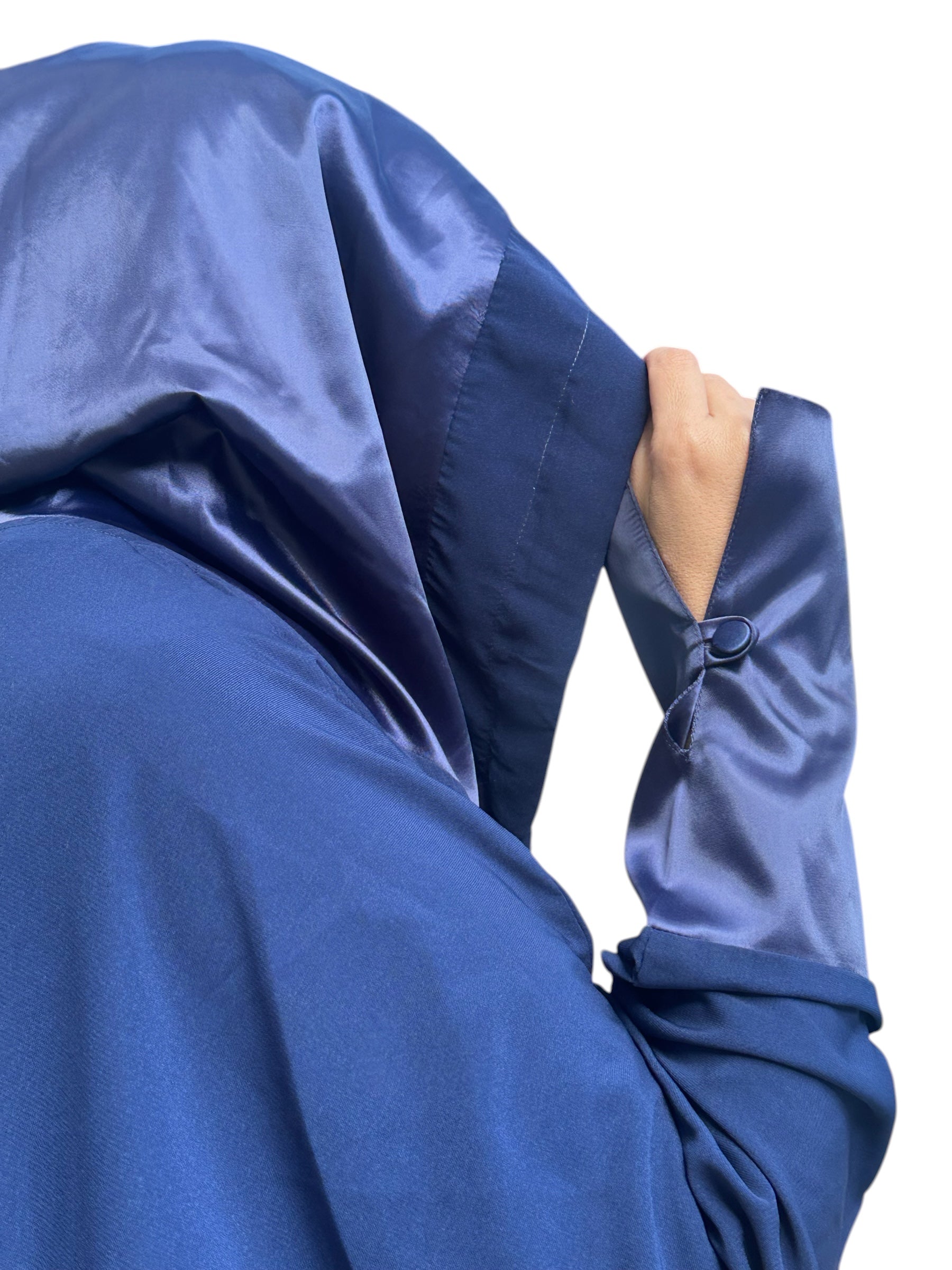 BLUE FLOW ABAYA.