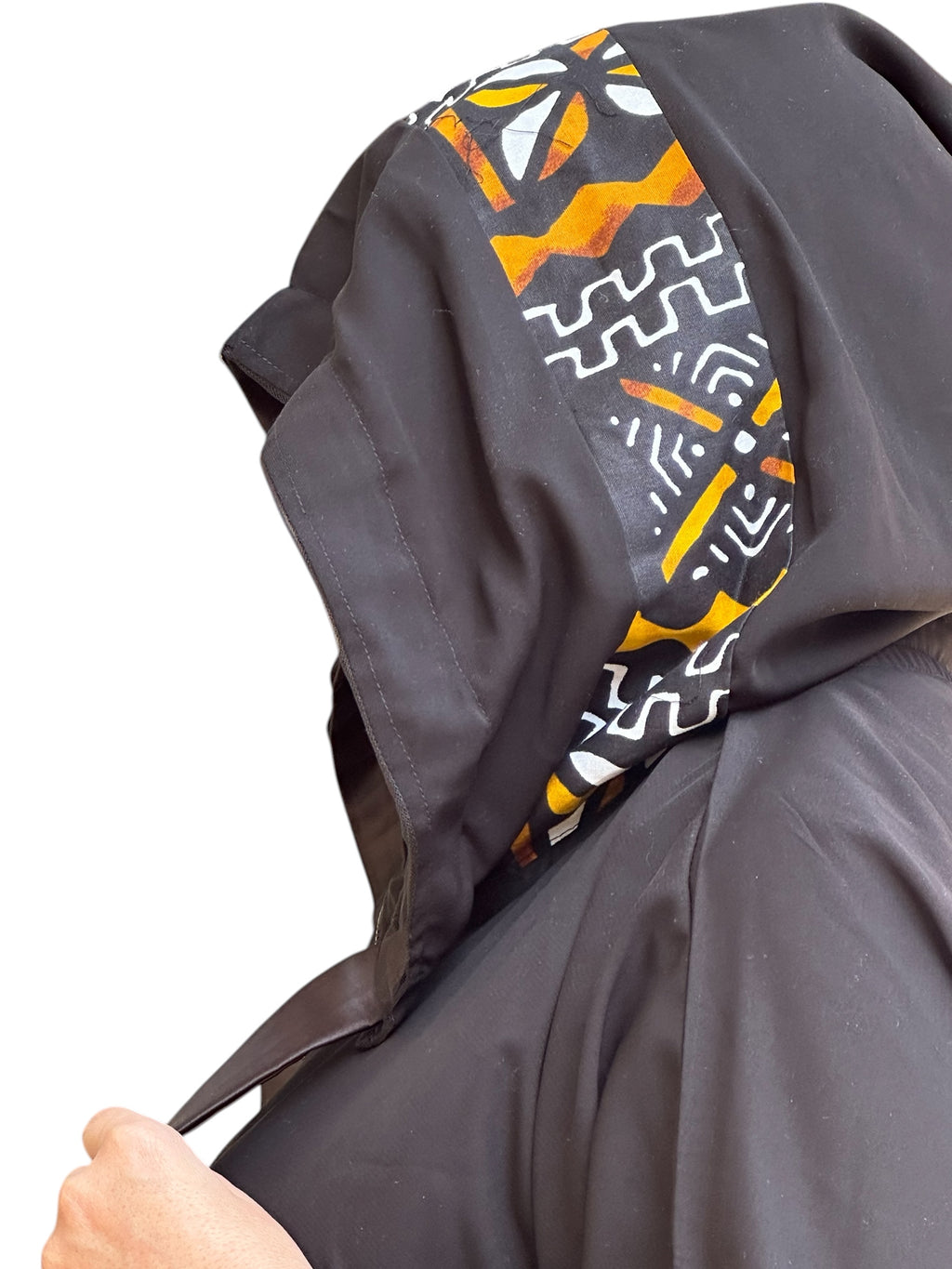 YELLOW AFRICAN ABAYA.