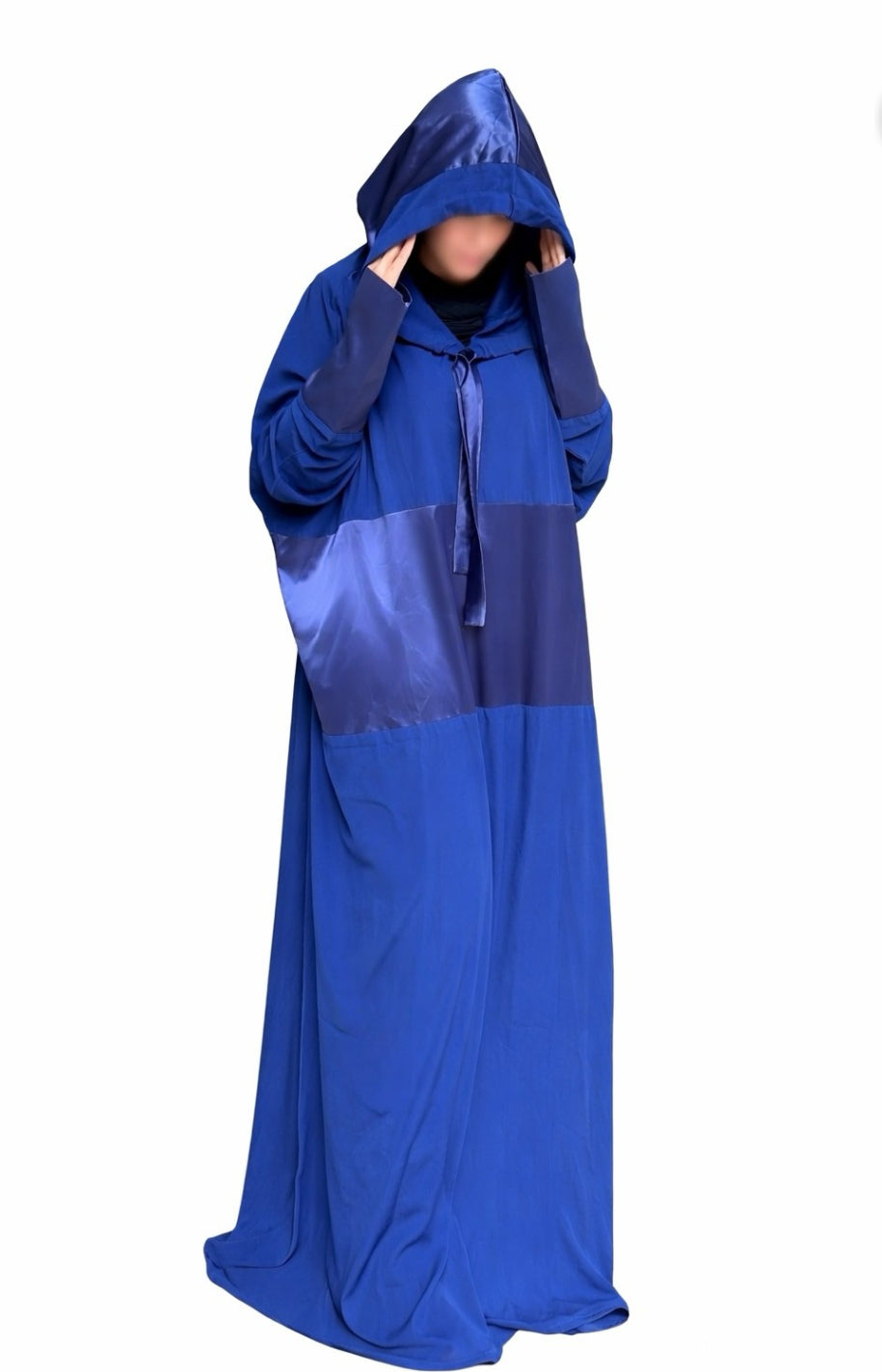 BLUE FLOW ABAYA.